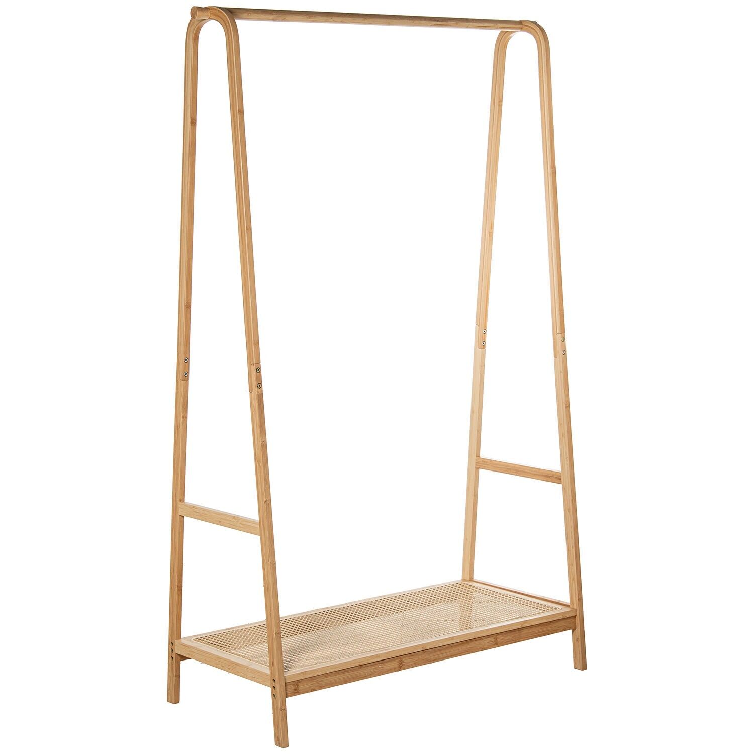 Perchero burro madera bambu natural 100x48x170cm ST85114