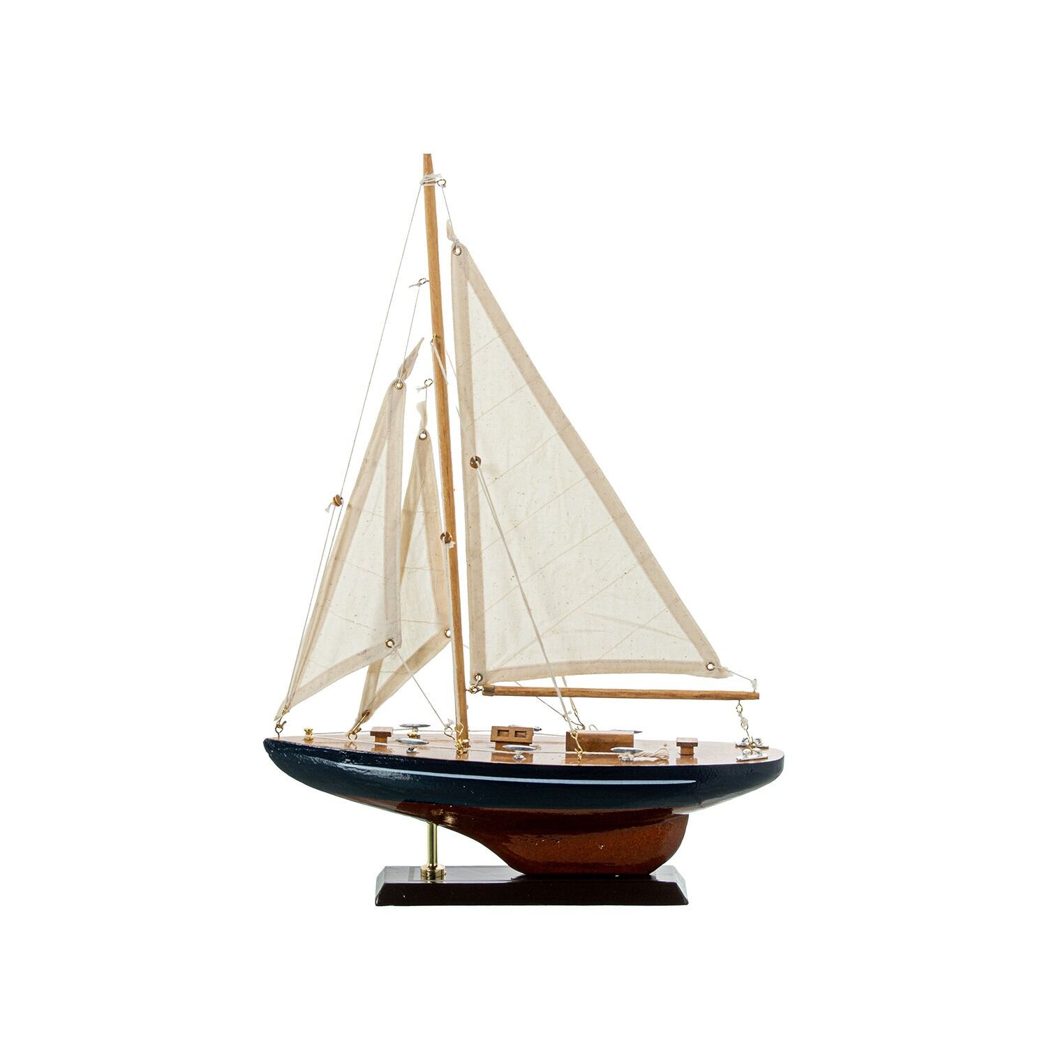 Velero madera 30x43cm casco azul, madera 30x6, 5x43cm ST85122