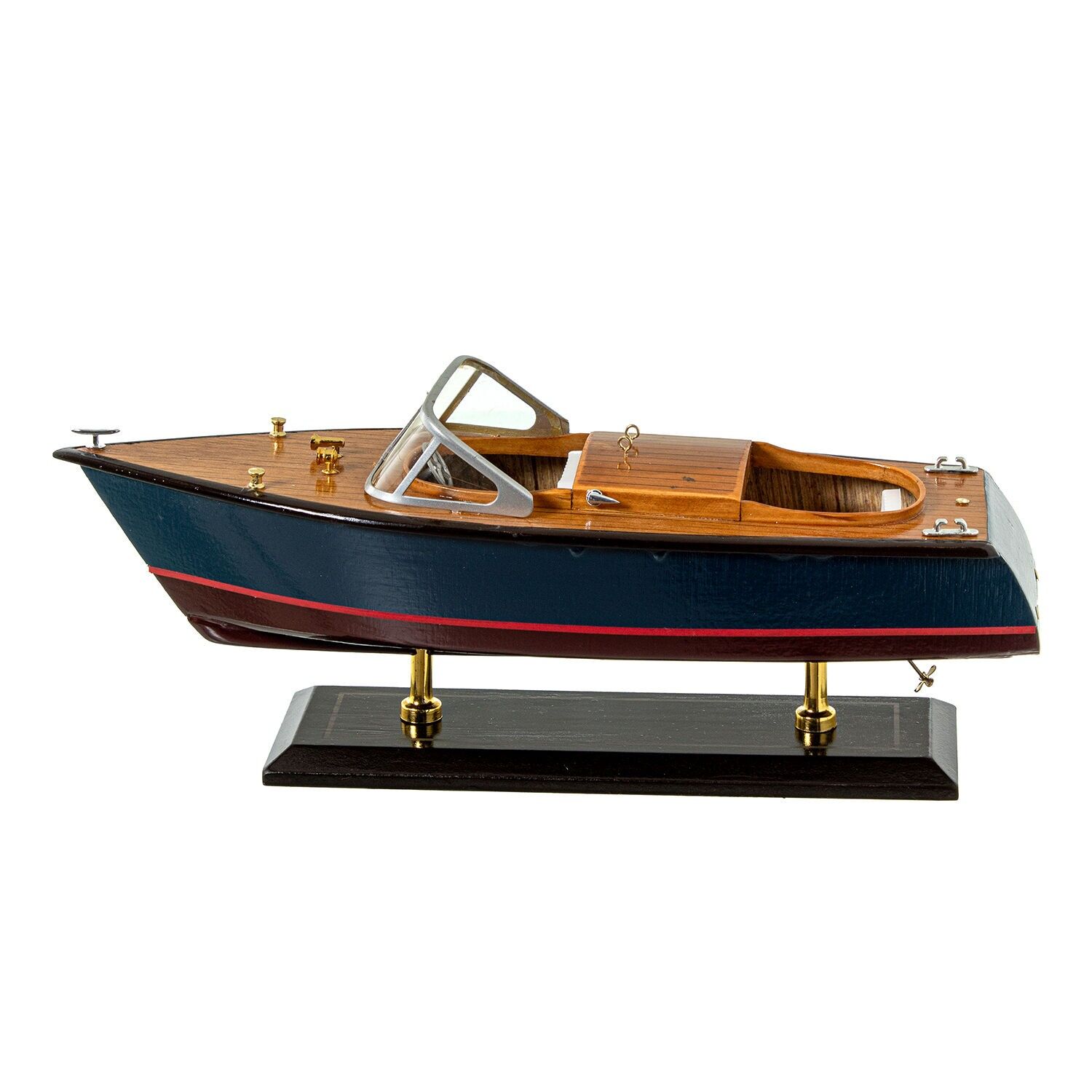 Lancha motora 35cm madera 35x12x14cm ST85131