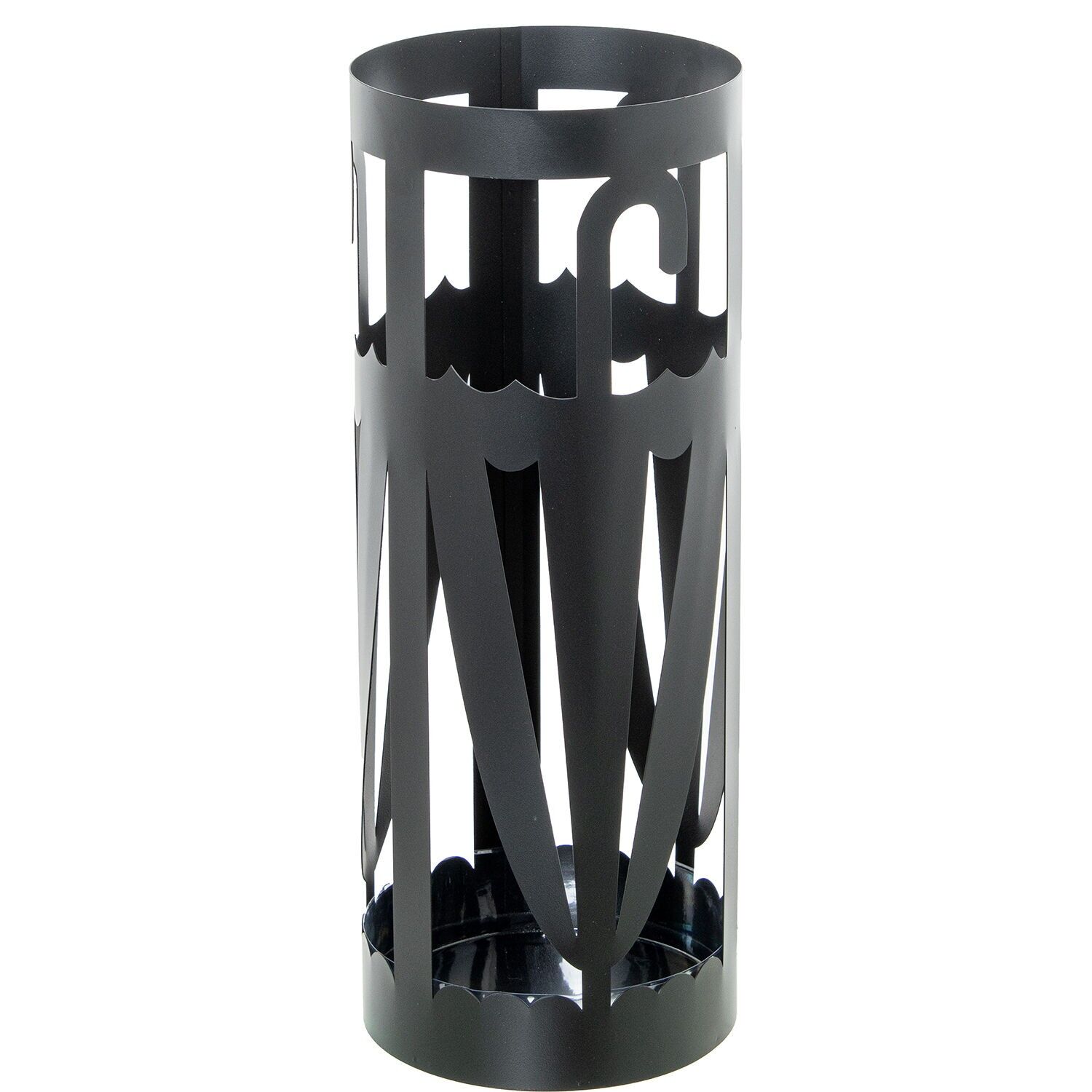 Paraguero metal redondo negroparaguas 19x19x49 cm ST85163