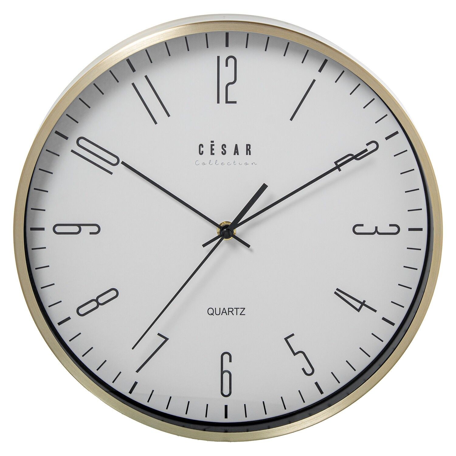 Aluminum wall clock, 30cm aluminum frame, 30x4cm, battery: 1 x AA (not included) ST86213