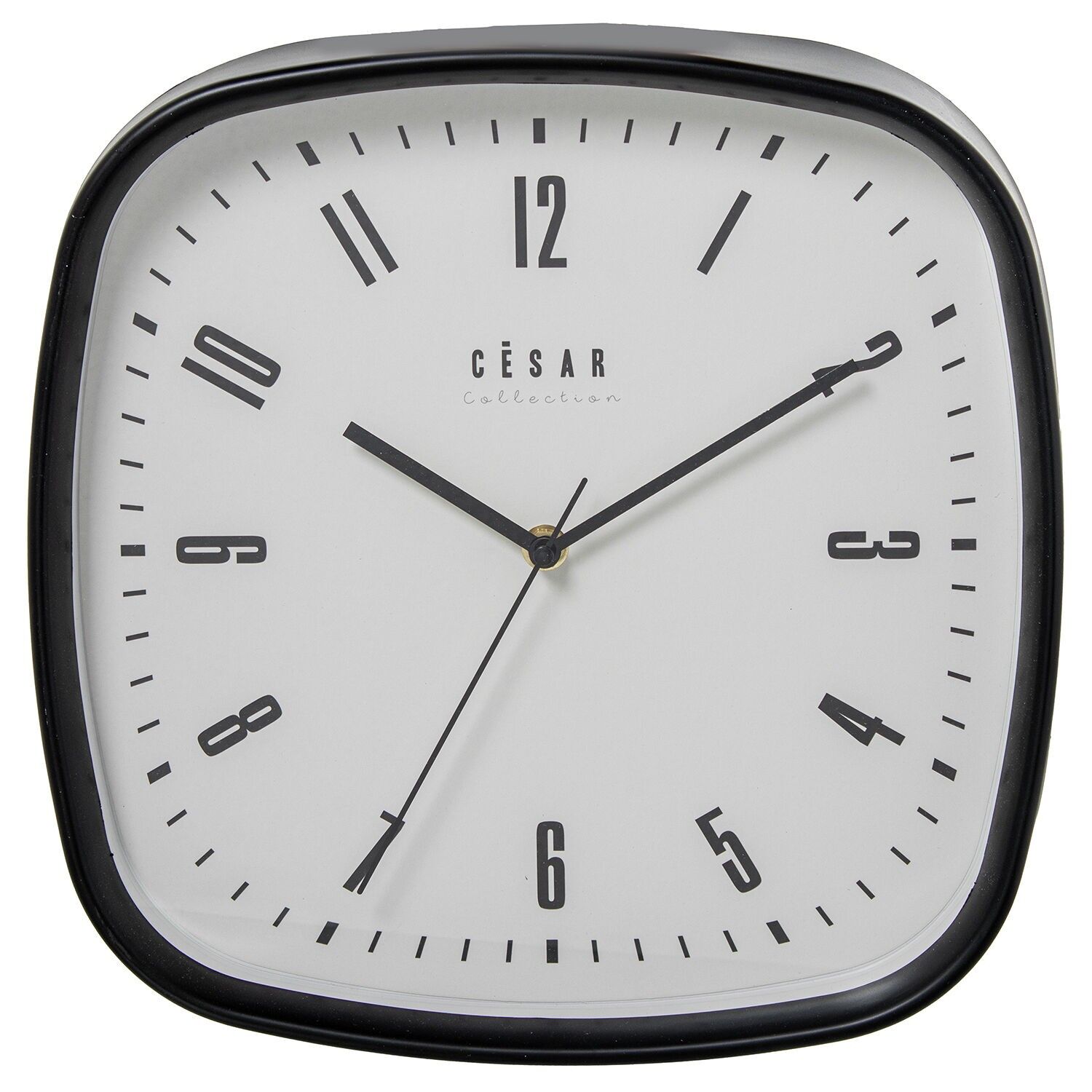 Acrylic wall clock 30cm, black frame 30x4cm, battery: 1 x AA (not included) ST86308