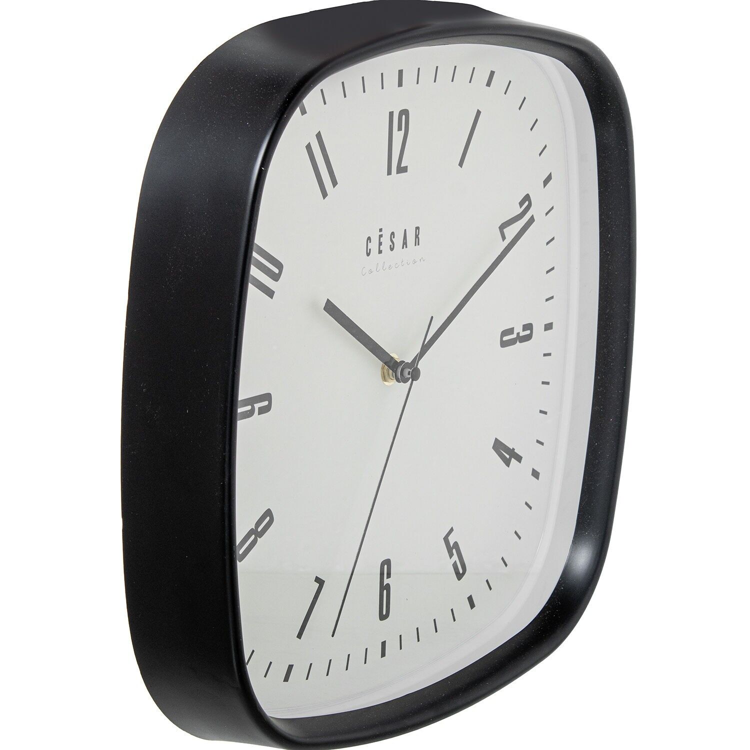 Reloj pared acrilico 30cm marco negro 30x4cm pila:1xaa no incluida ST86308