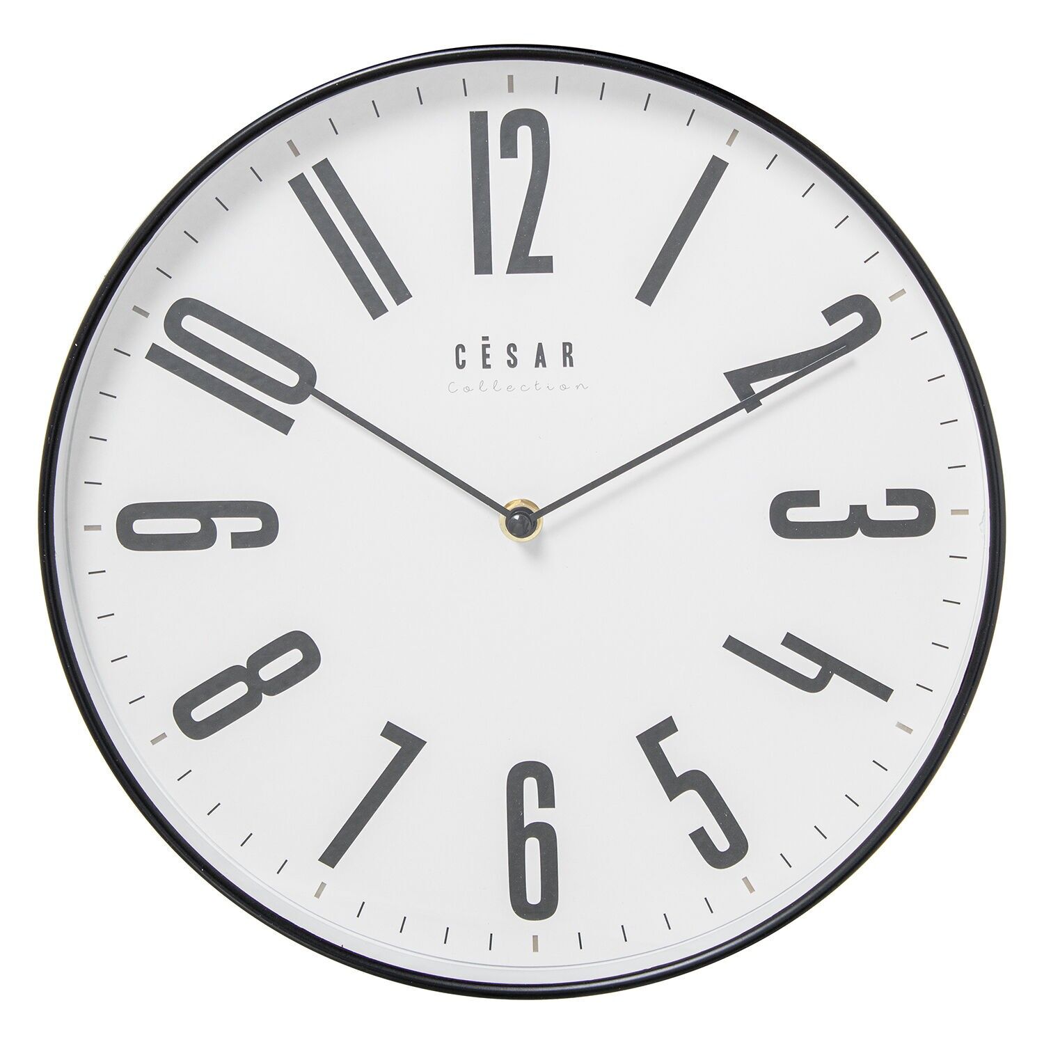 Acrylic wall clock 30cm, black frame 30x4cm, battery: 1 x AA (not included) ST86310