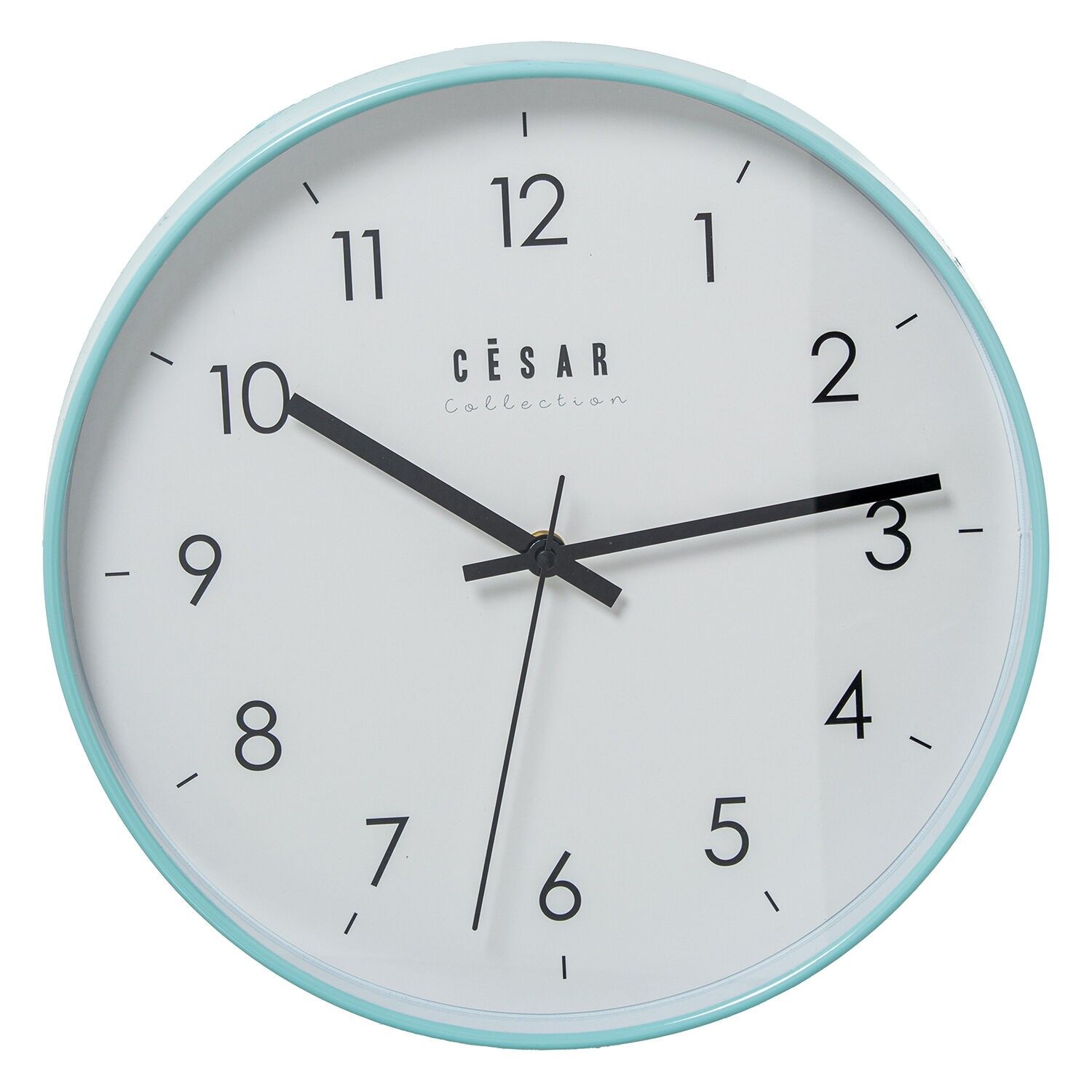 Acrylic wall clock, 30cm, mint green frame, 30x4cm, battery: 1 x AA (not included) ST86364