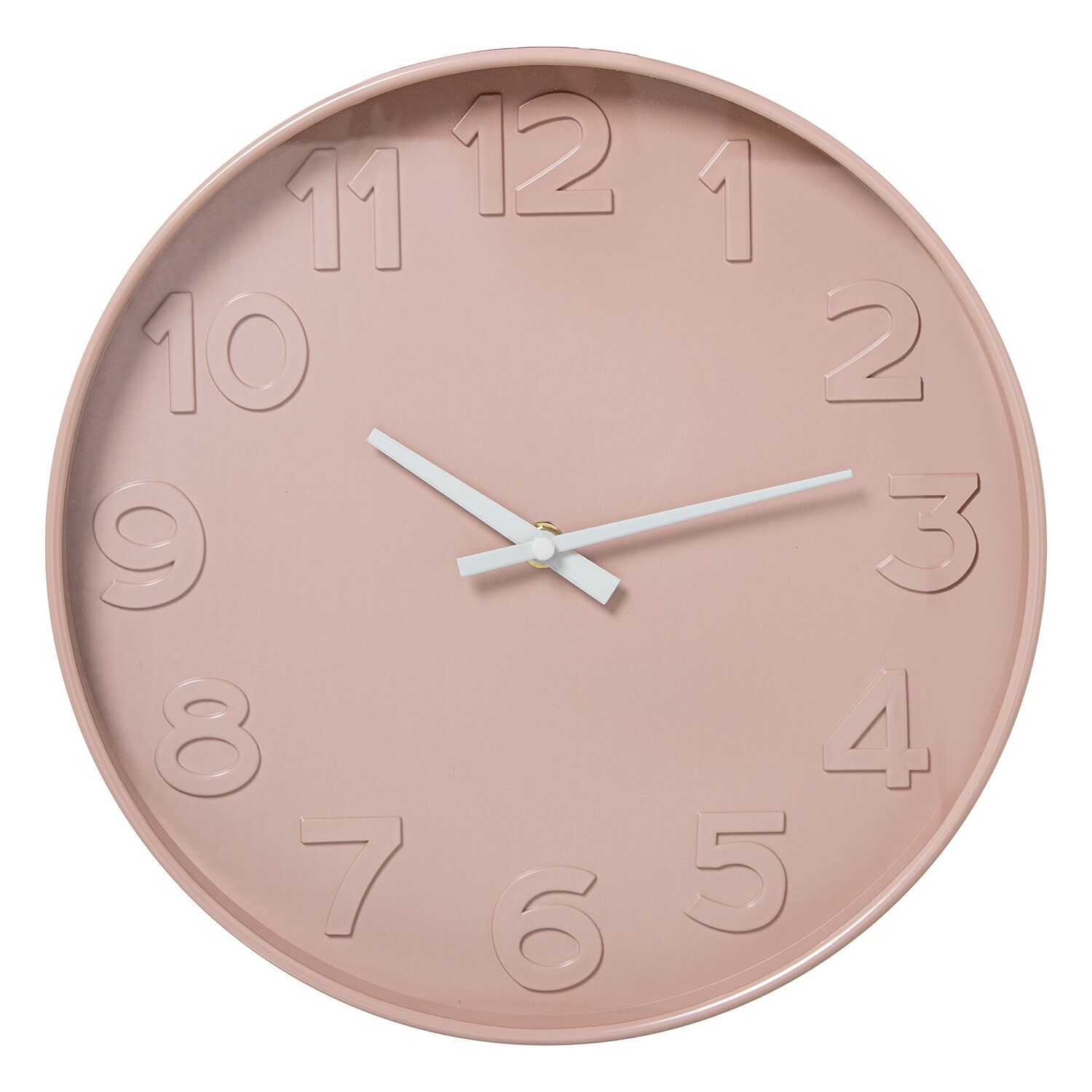 Acrylic wall clock 30cm pink 30x4cm battery: 1 x AA not included ST86374