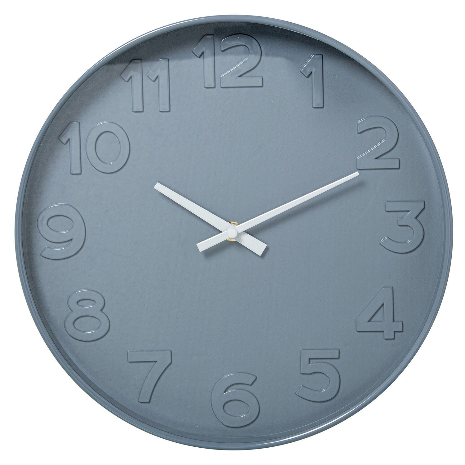 Acrylic wall clock 30cm grey 30x4cm battery: 1 x AA not included ST86393