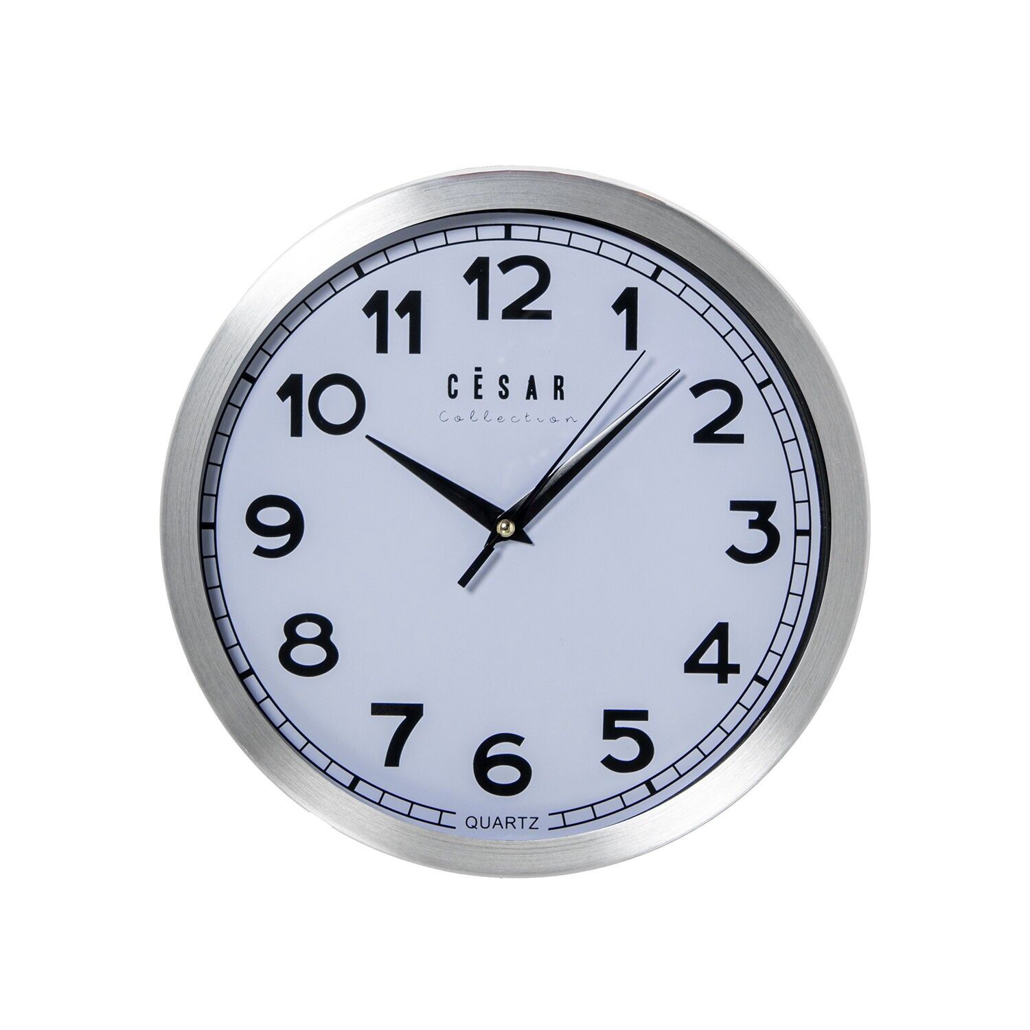Wall clock 25.5cm aluminum 25.5x4.5cm ST86400