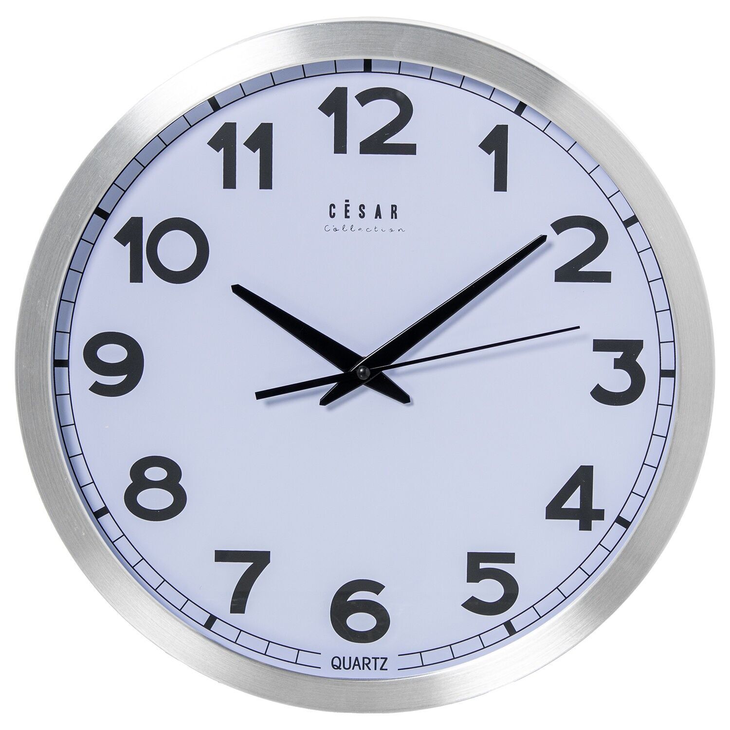 Wall clock 35cm aluminum 35x4.5cm ST86402