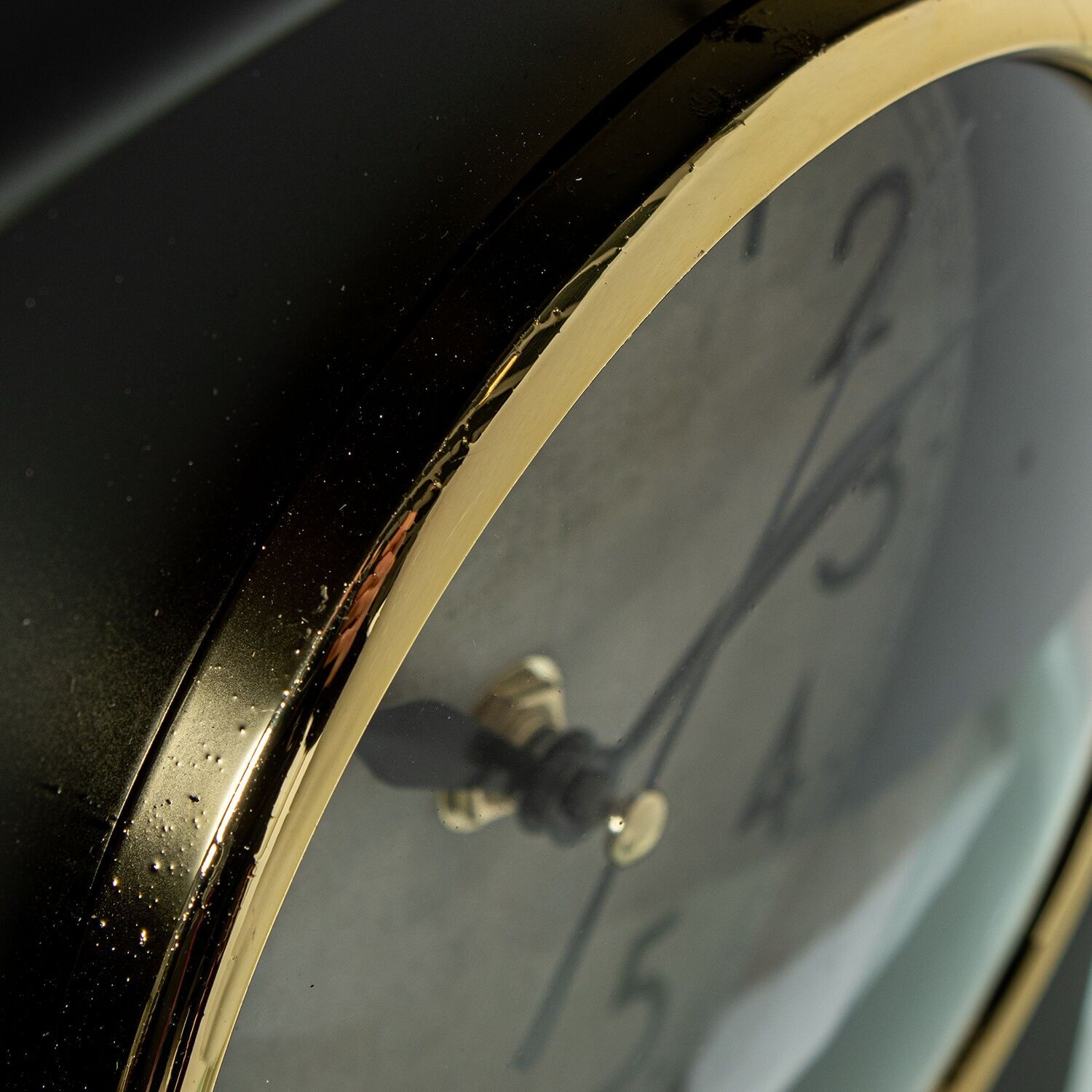 Reloj sobremesa acrilico negro 28, 5x20x7cm ST86412