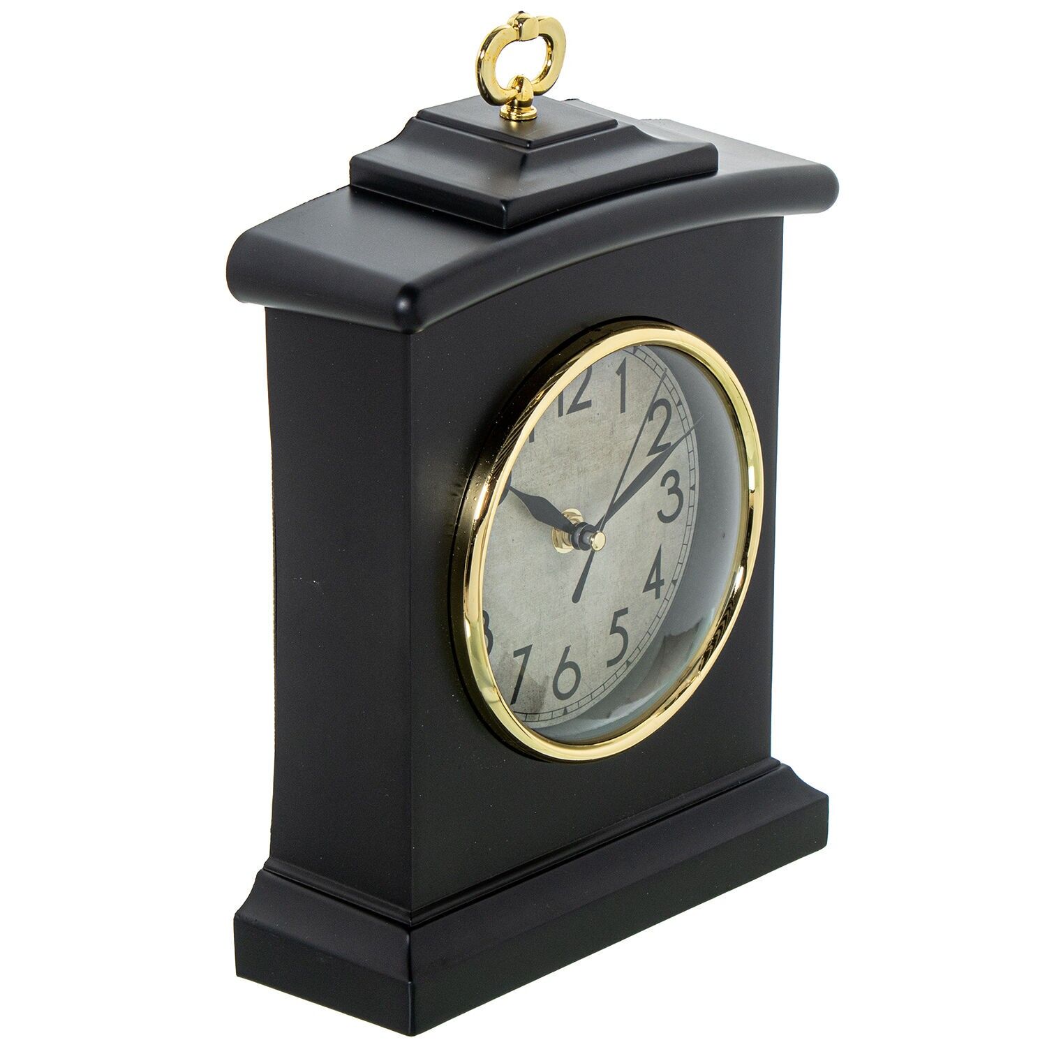 Reloj sobremesa acrilico negro 28, 5x20x7cm ST86412