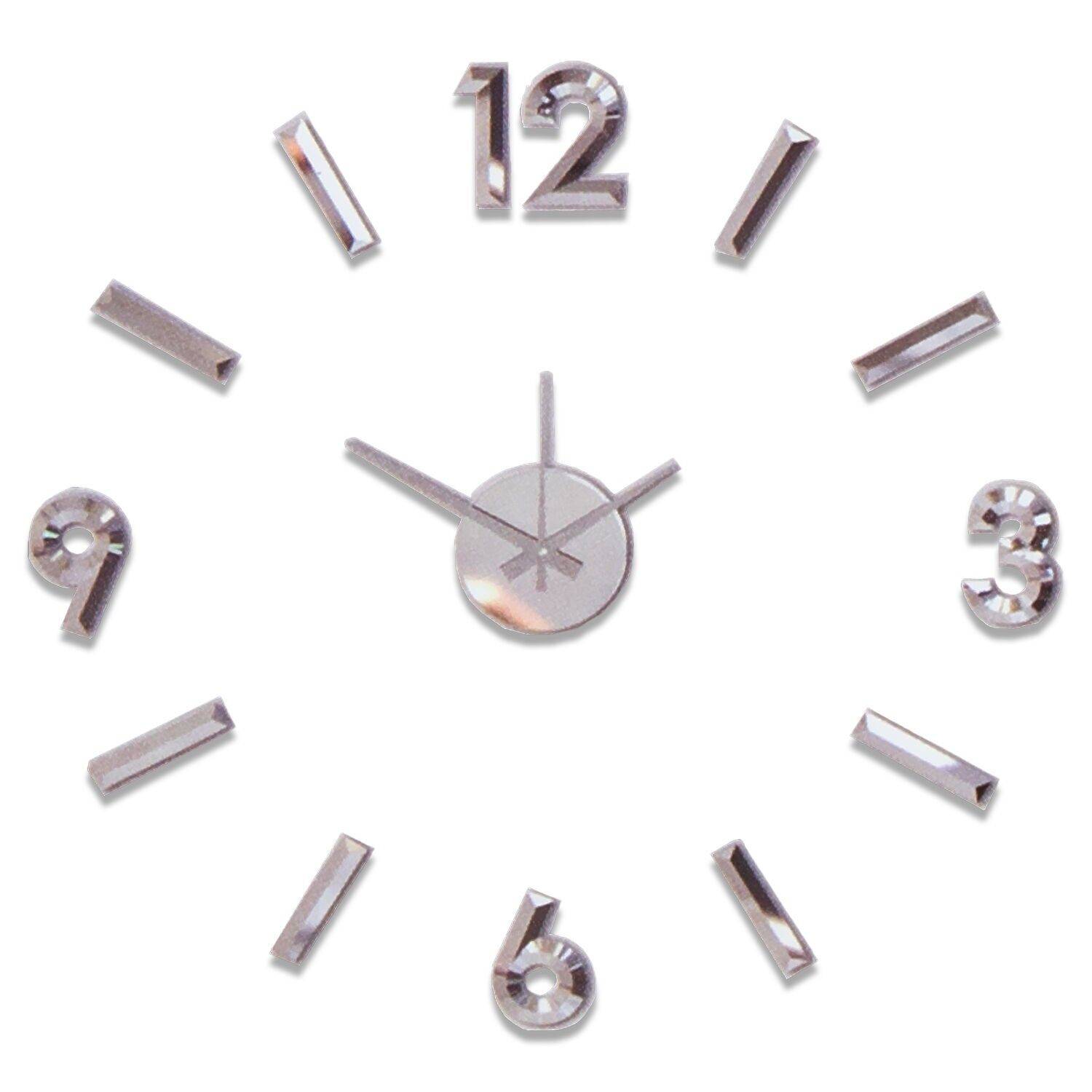 Reloj pared adhesivo goma evacromado 60cm sugerencia de di┴metro ST86642