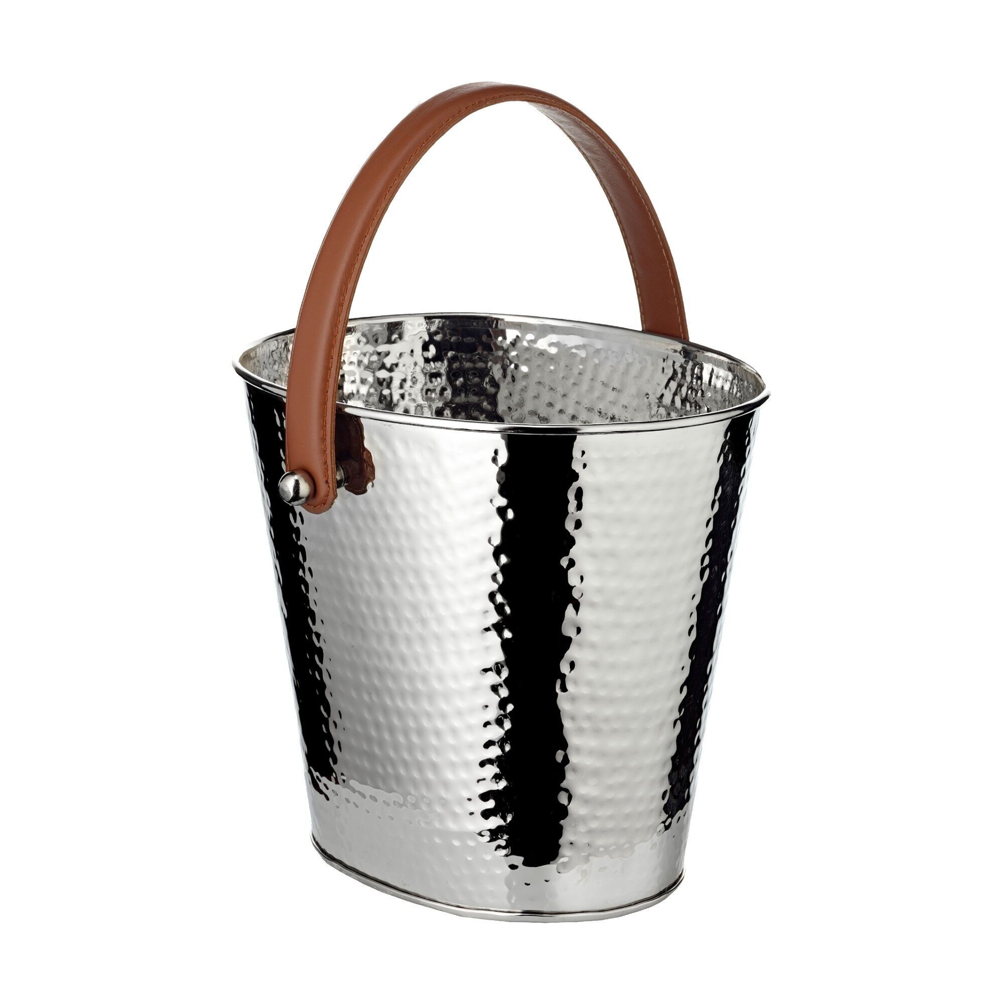Seau à champagne Gavin martelé 26 x 21 cm, H 23 cm