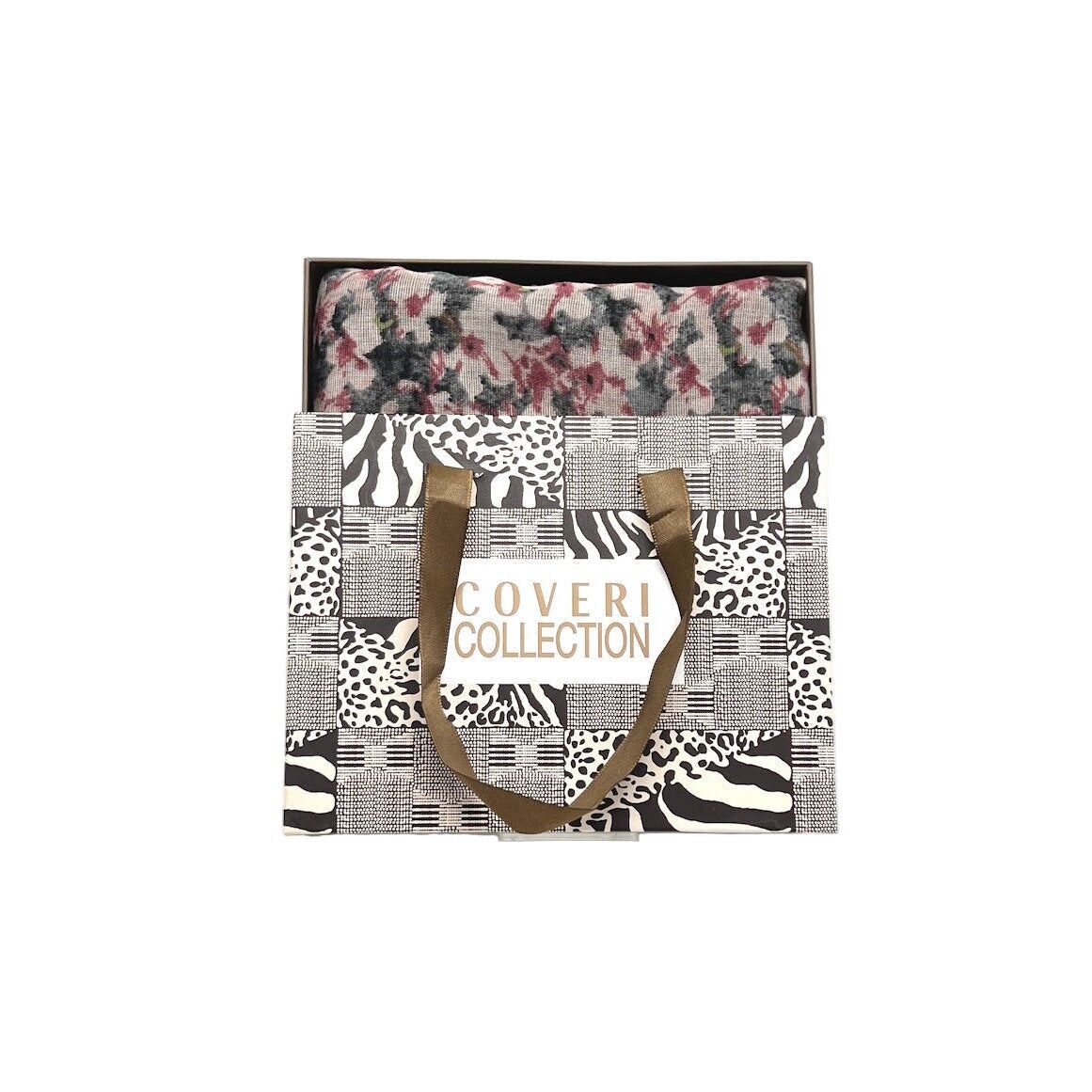 Leichter Schal in weihnachtlicher Geschenkbox, Marke Coveri Kollektion, Art.252103