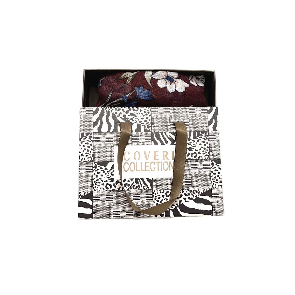 Leichter Schal in weihnachtlicher Geschenkbox, Marke Coveri Kollektion, Art.252104