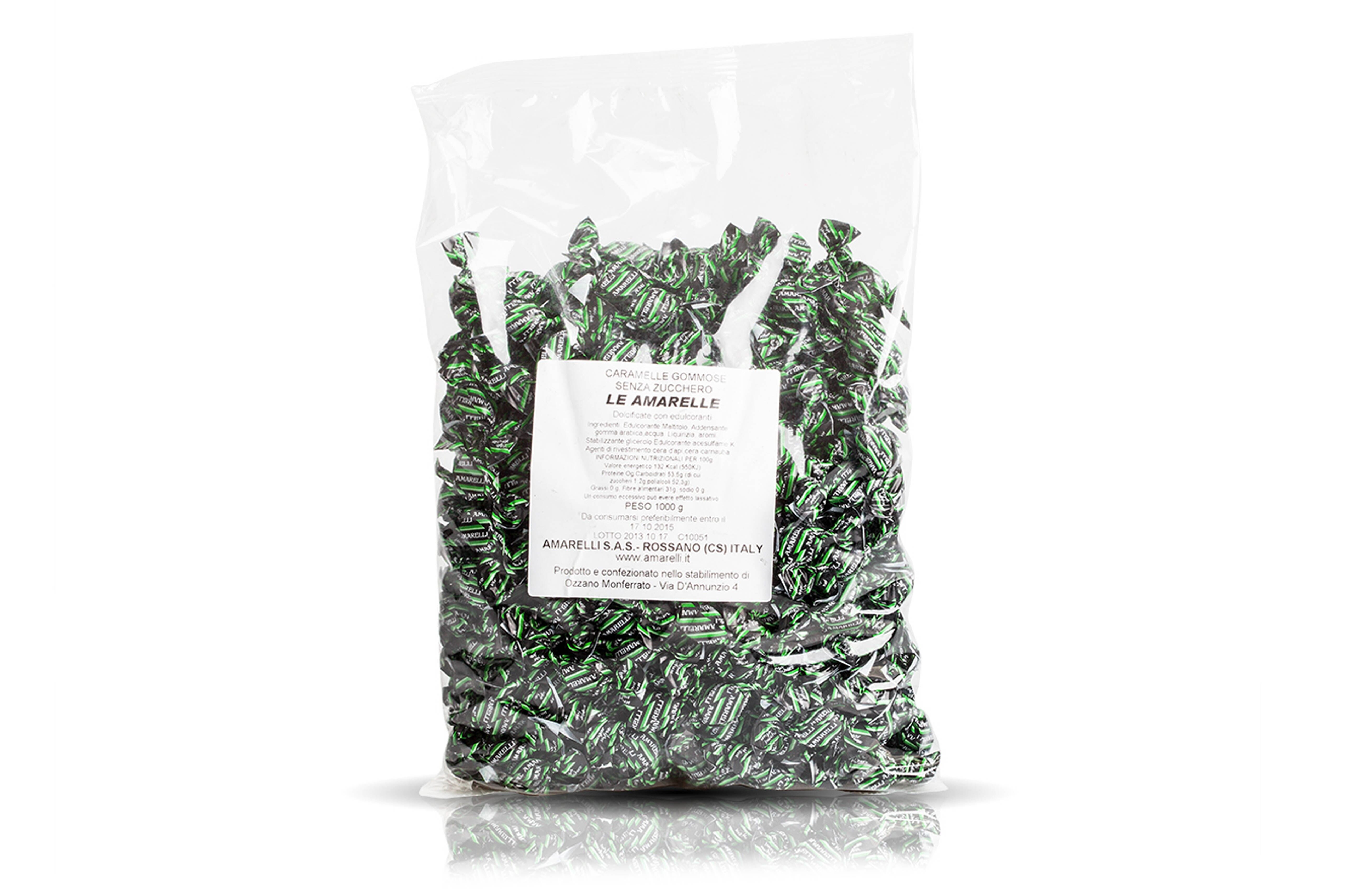 Le AMARELLE 600g Bulk - Sugarfree gummy candies - NEW Copia