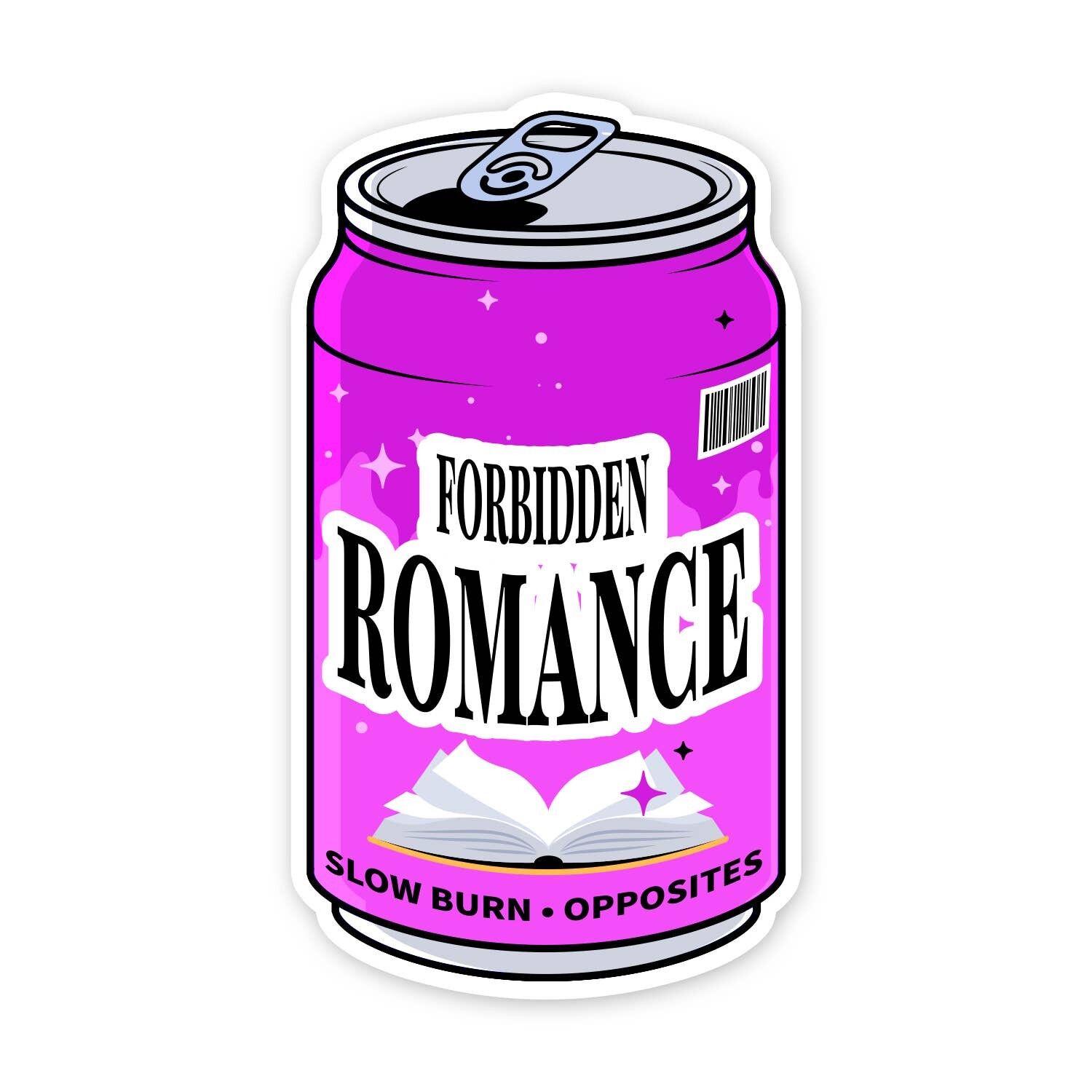 Verbotene Romanze – Bücherwurm-Soda-Stickerbuchliebhaber-Trope