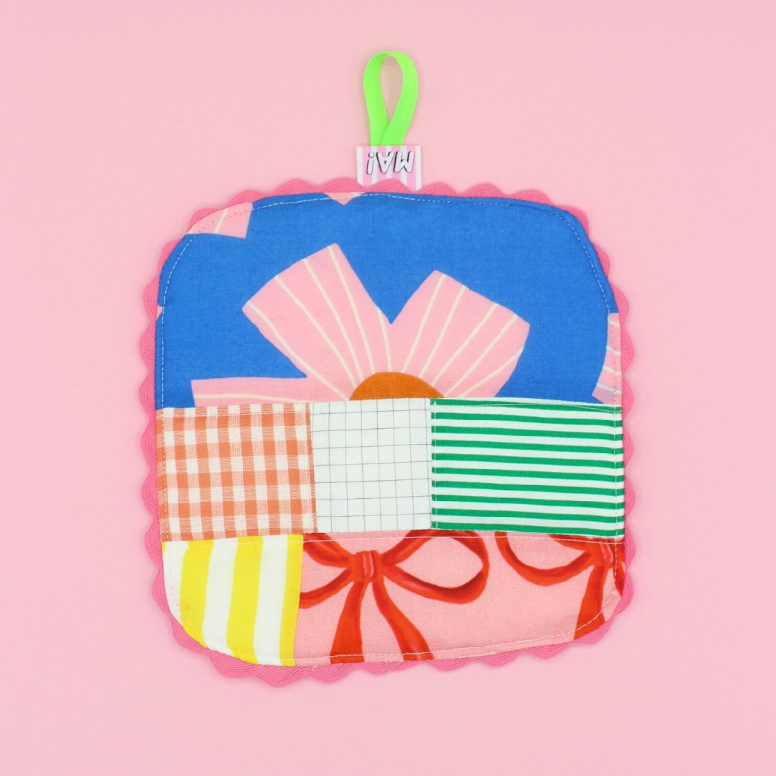 Manique patchwork - noeuds