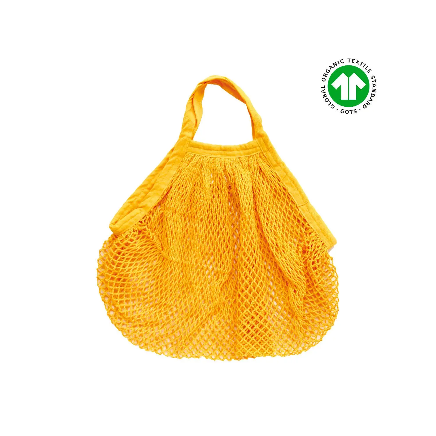 Achat Sac filet à provisions jaune en gros