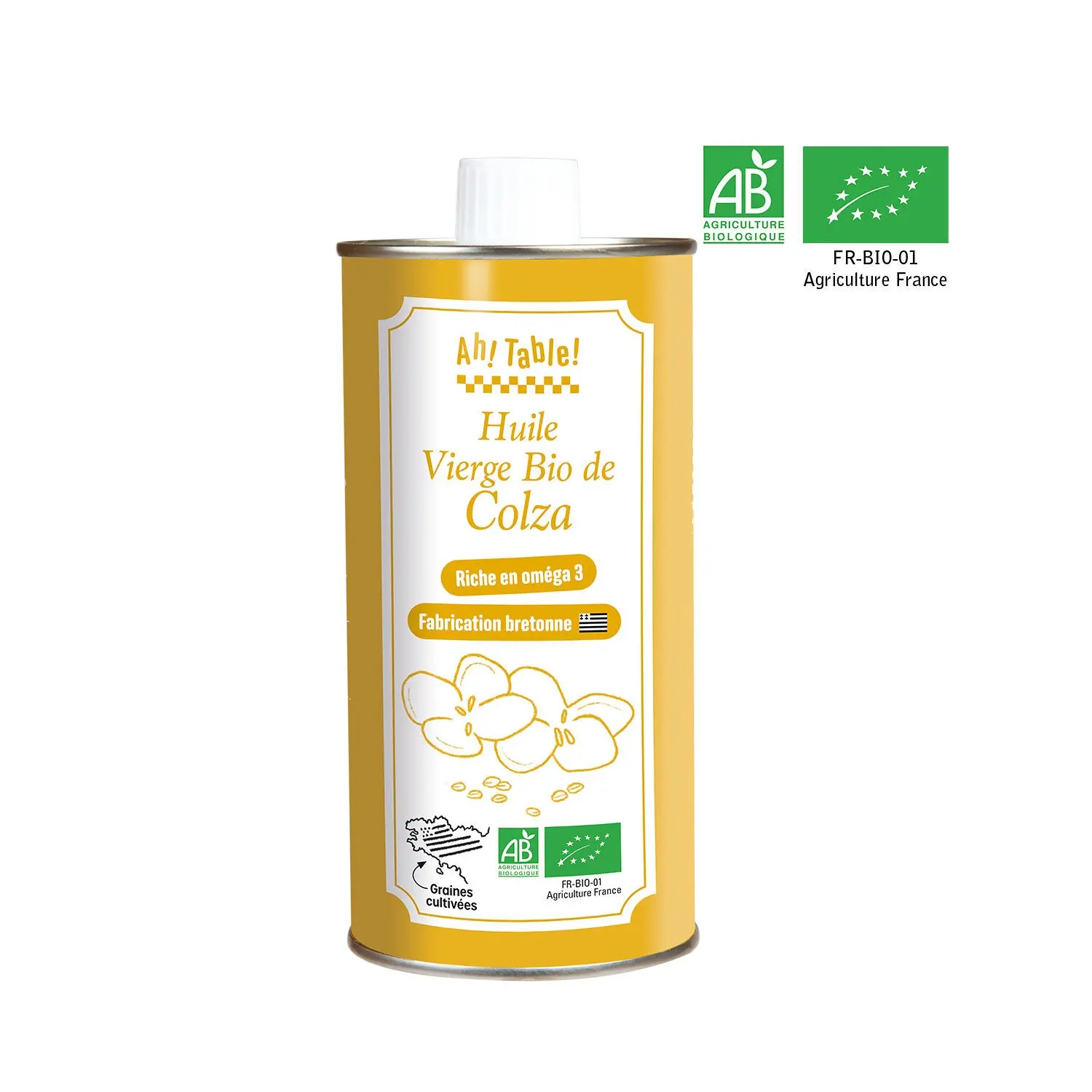 Buy wholesale Organic rapeseed oil 1 L