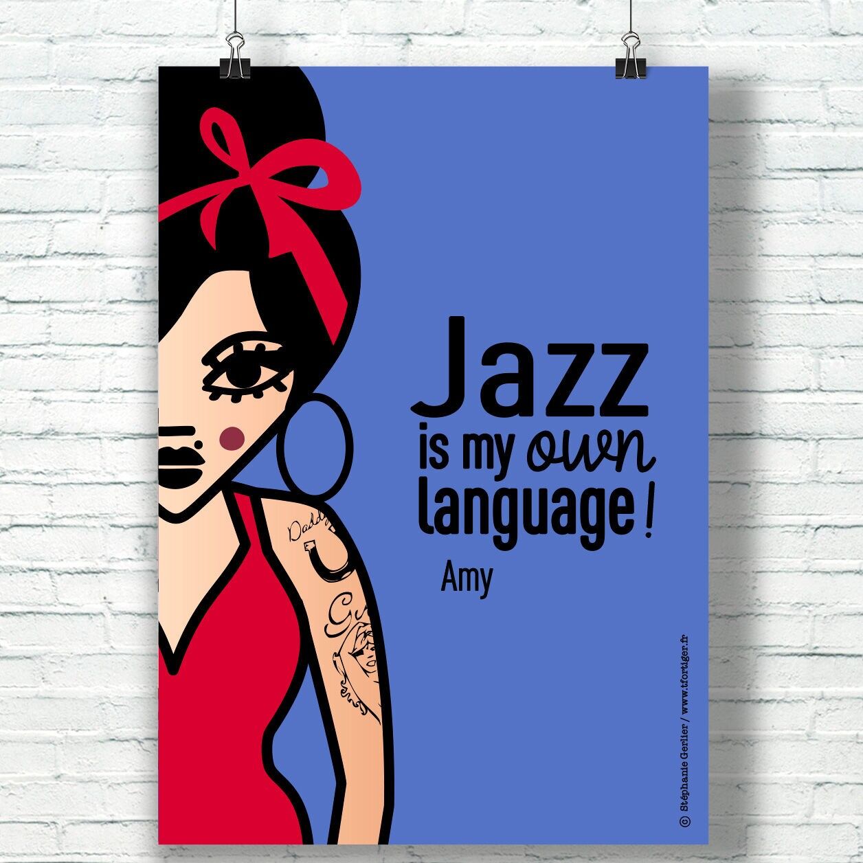 A4-Poster – Amy Winehouse – Originaldesign