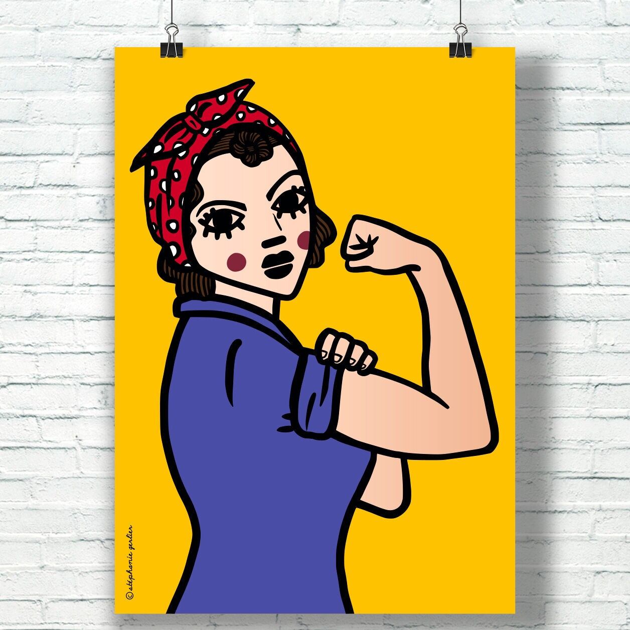 A4-Poster – Rosie the Riveter – Originaldesign