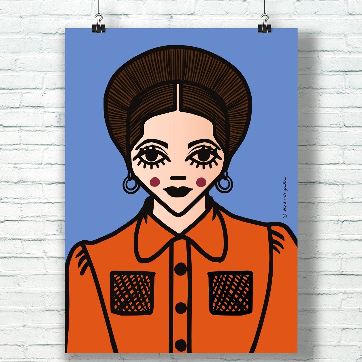 A4-POSTER – Simone de Beauvoir – Originaldesign