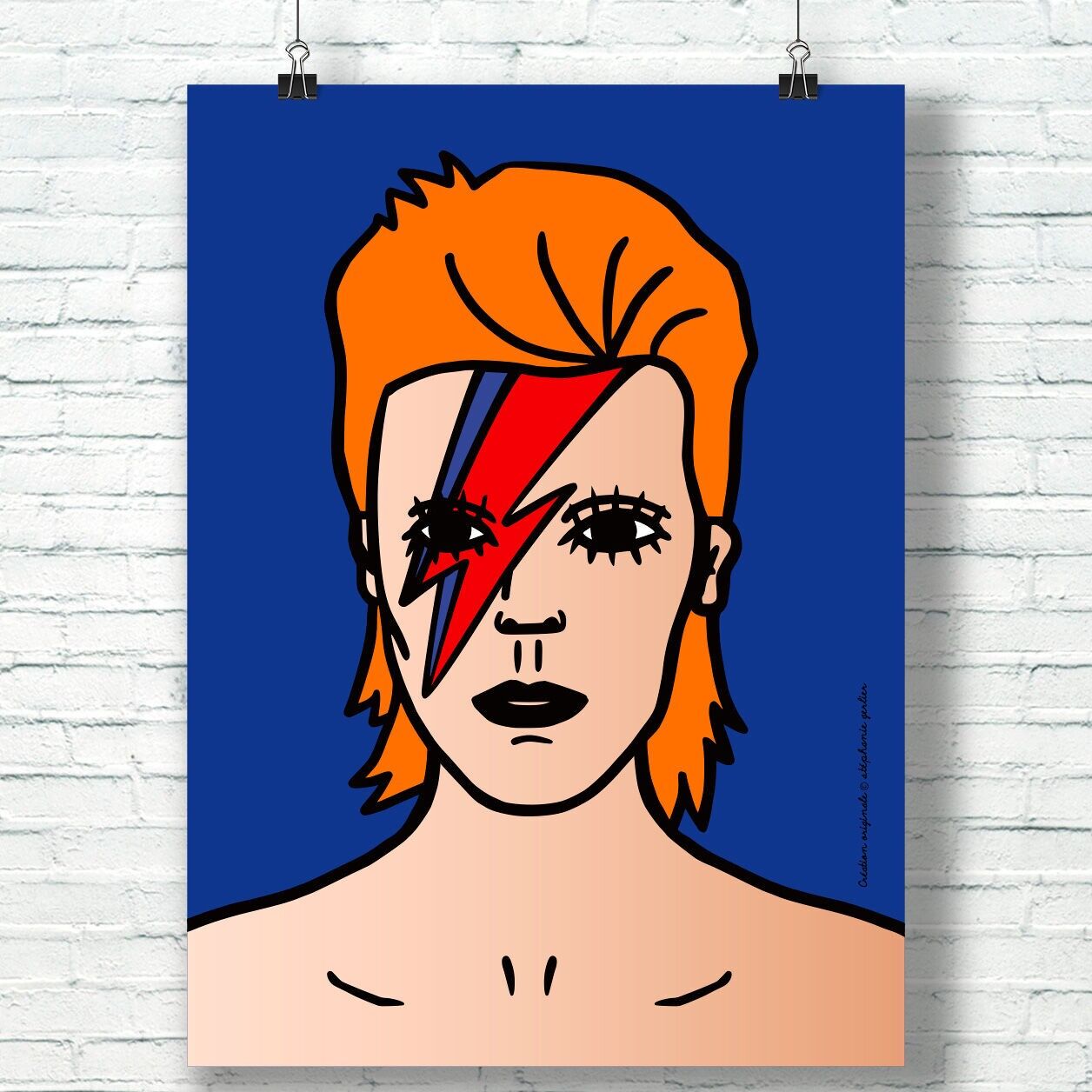 A4-POSTER – David Bowie – Originaldesign