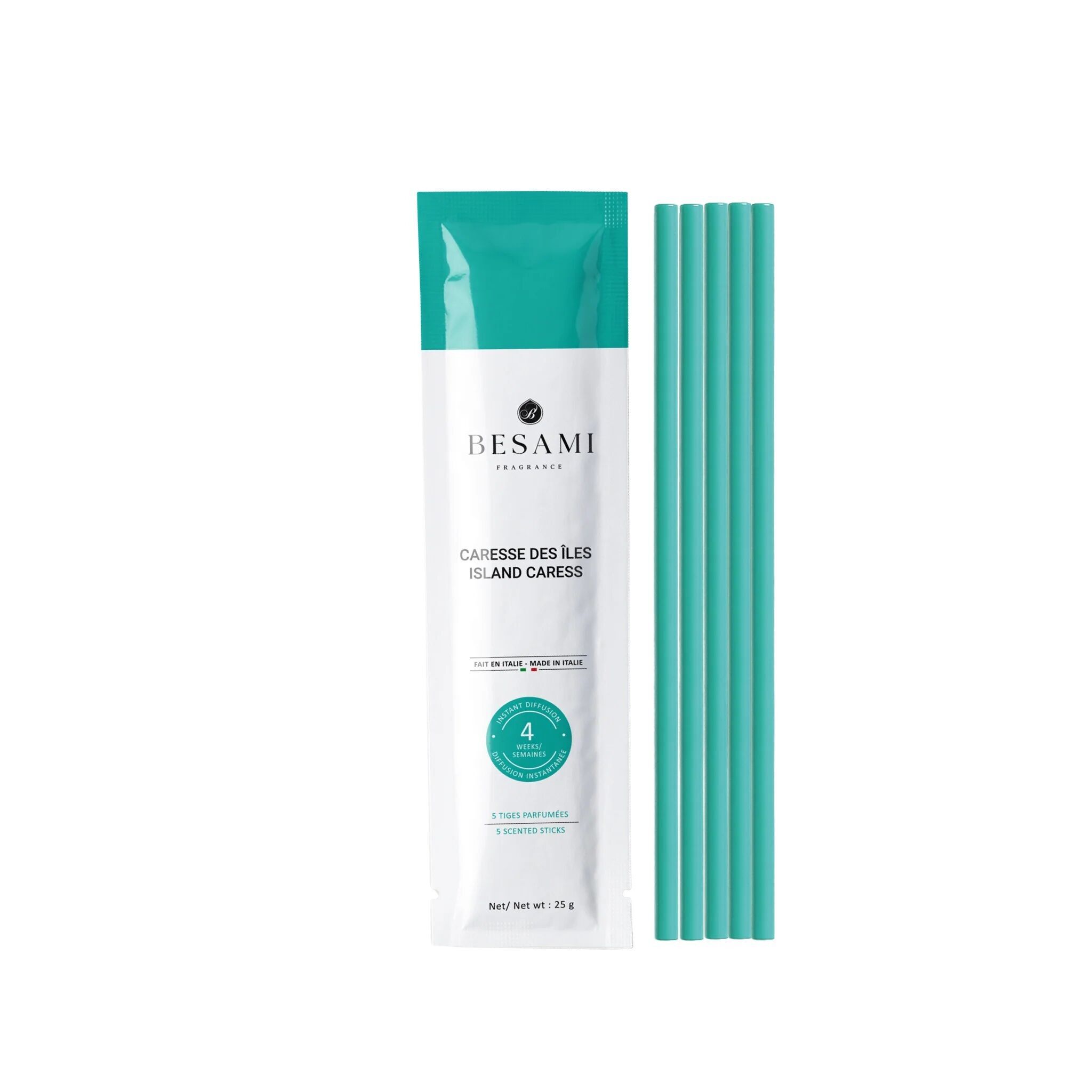 Refill pack of 5 scented reeds - Island Caress