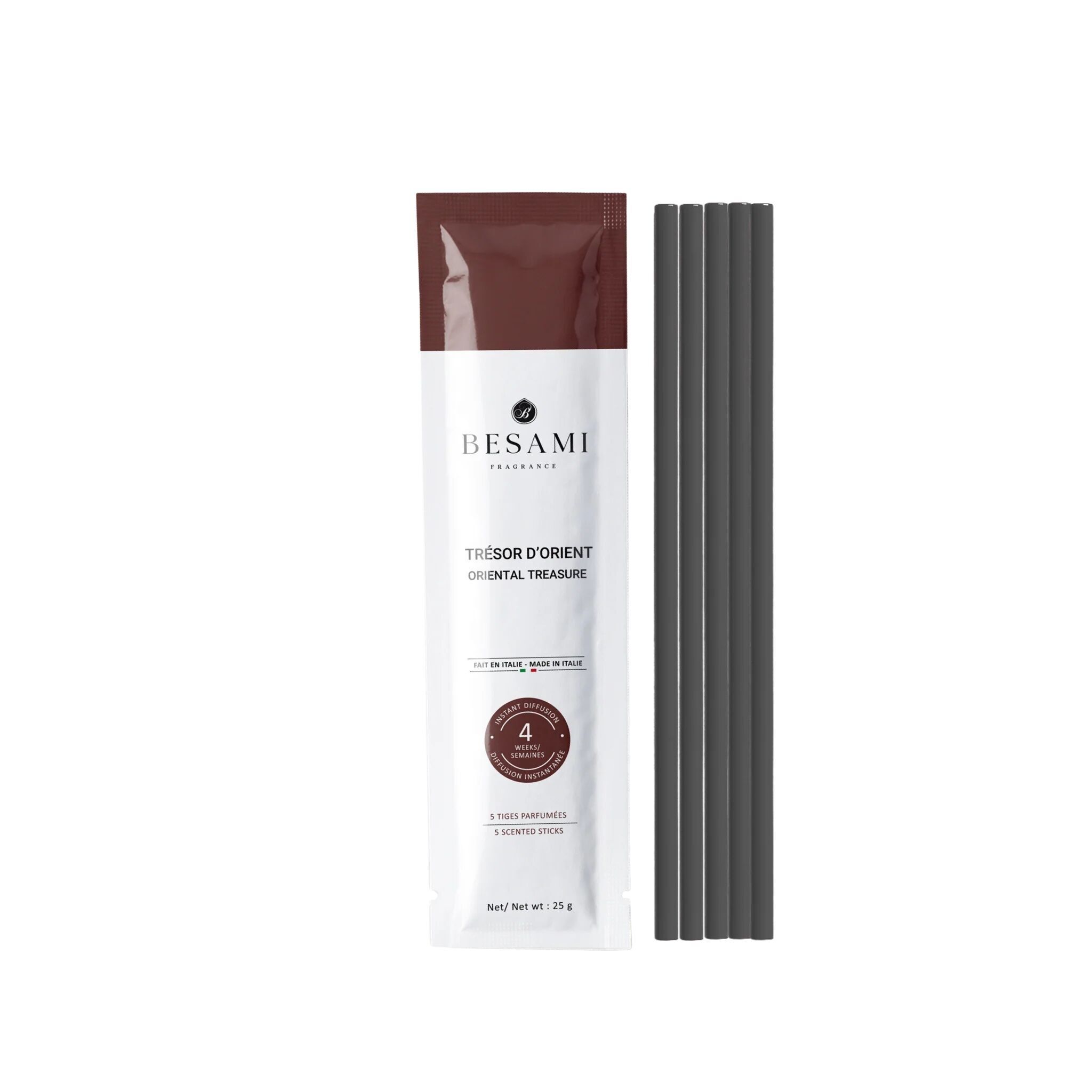 Refill of 5 scented reeds - Treasure of the Orient (Sweet Oud)