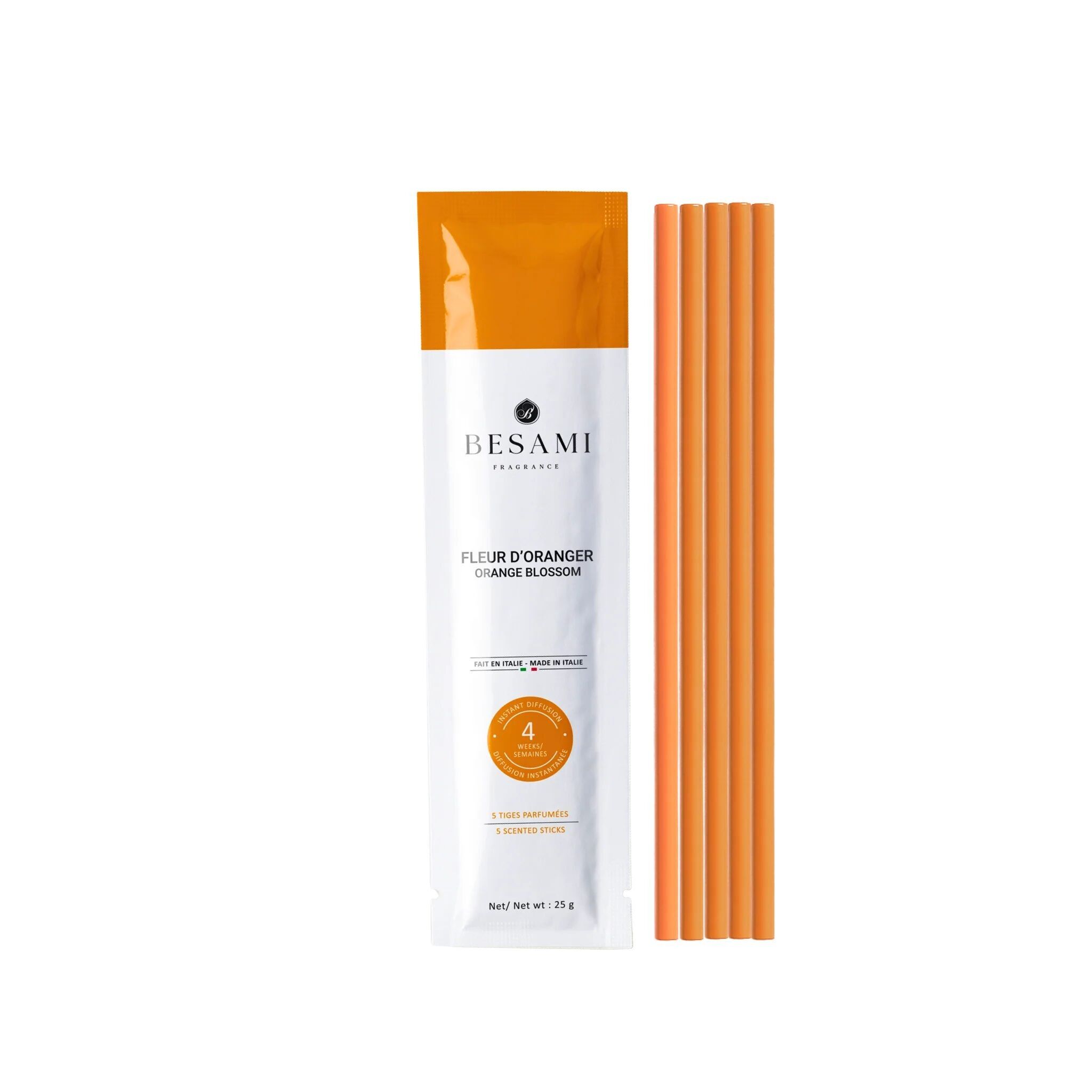 Nachfüllpackung mit 5 Duftstäbchen – Orangenblüte