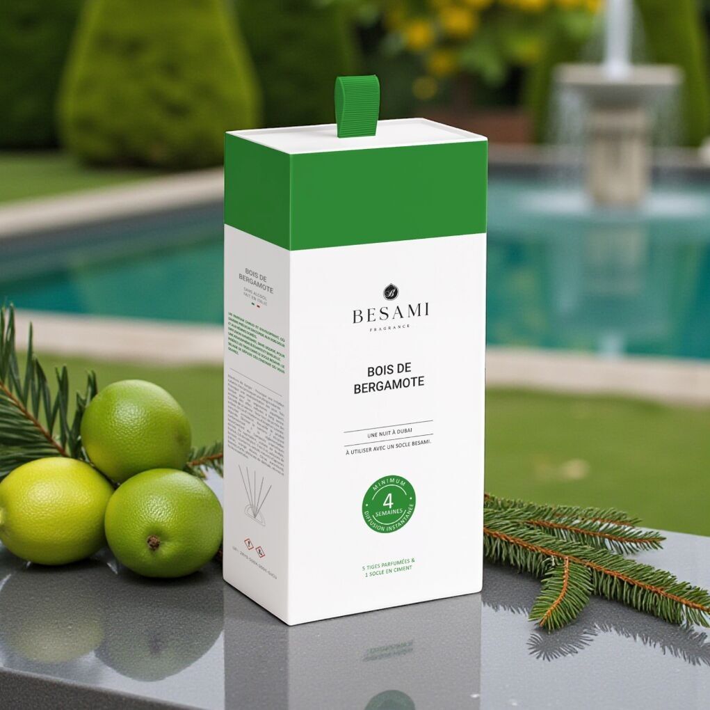 Diffuseur d'intérieur sans liquide - Bois de Bergamote