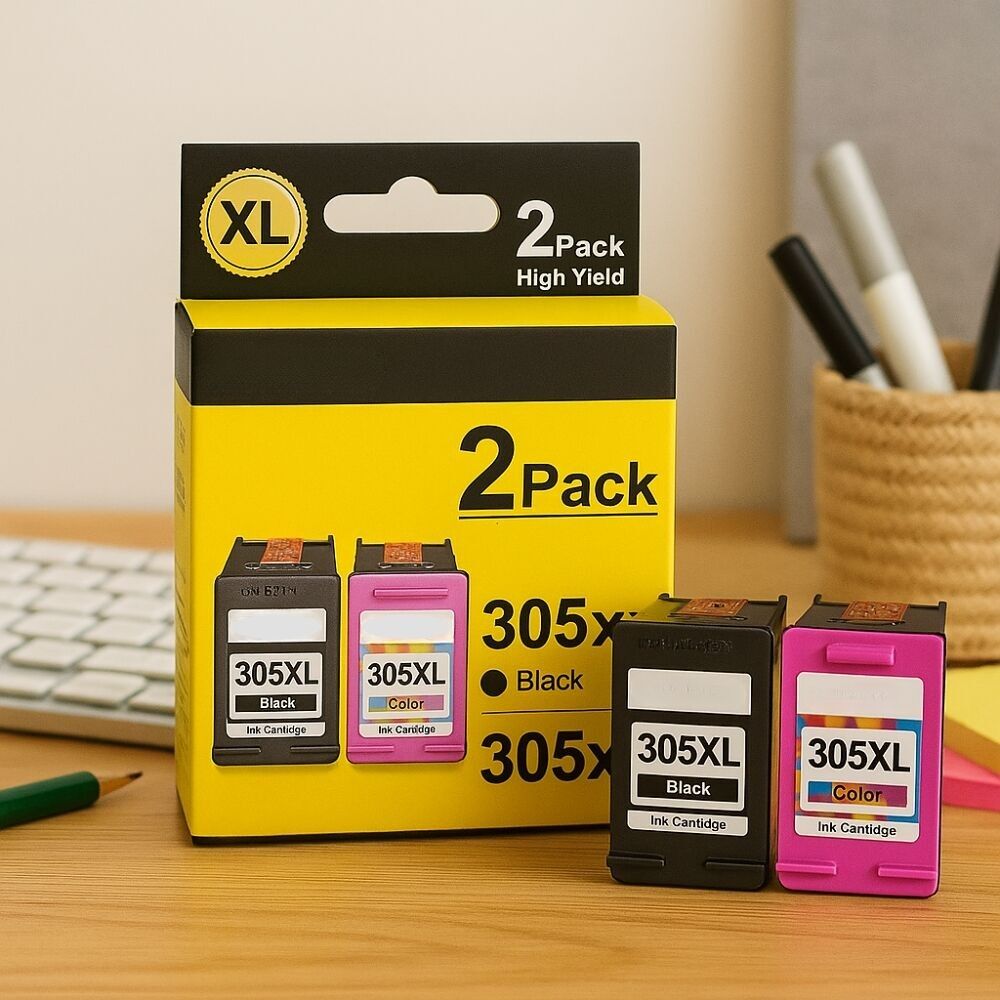 Kompatibles HP 305XL Tintenpatronen-Set für Deskjet 1210 (4223e) / Deskjet Plus 4110 (4210e) / Envy 6010 (6065e) & Envy Pro 6420 (6475e)