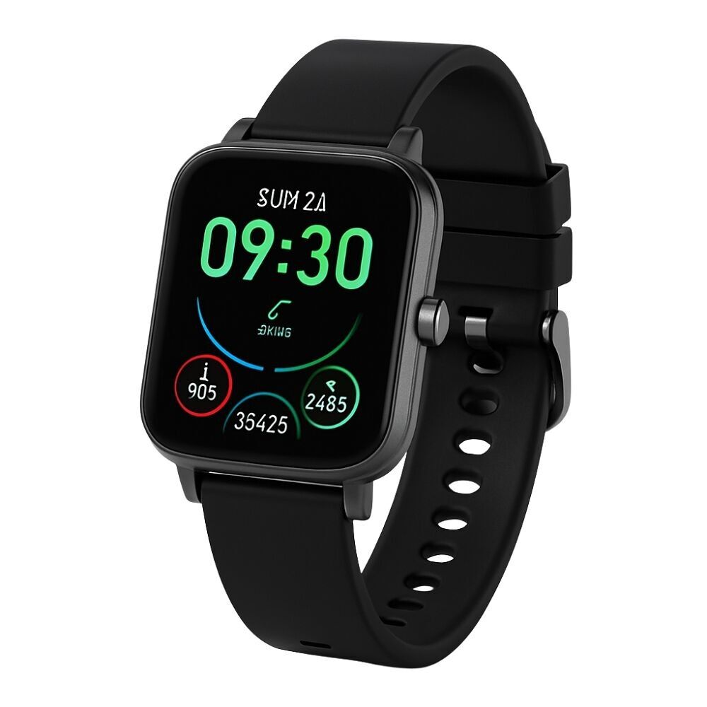 Multifunktionale Smartwatch mit 46-mm-Touchscreen, Schlaf-/Aktivitätsüberwachung und Smartphone-Benachrichtigungen