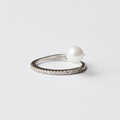 Pearl Silver  Ring