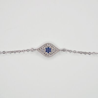 Evil Eye Bracelet Silver