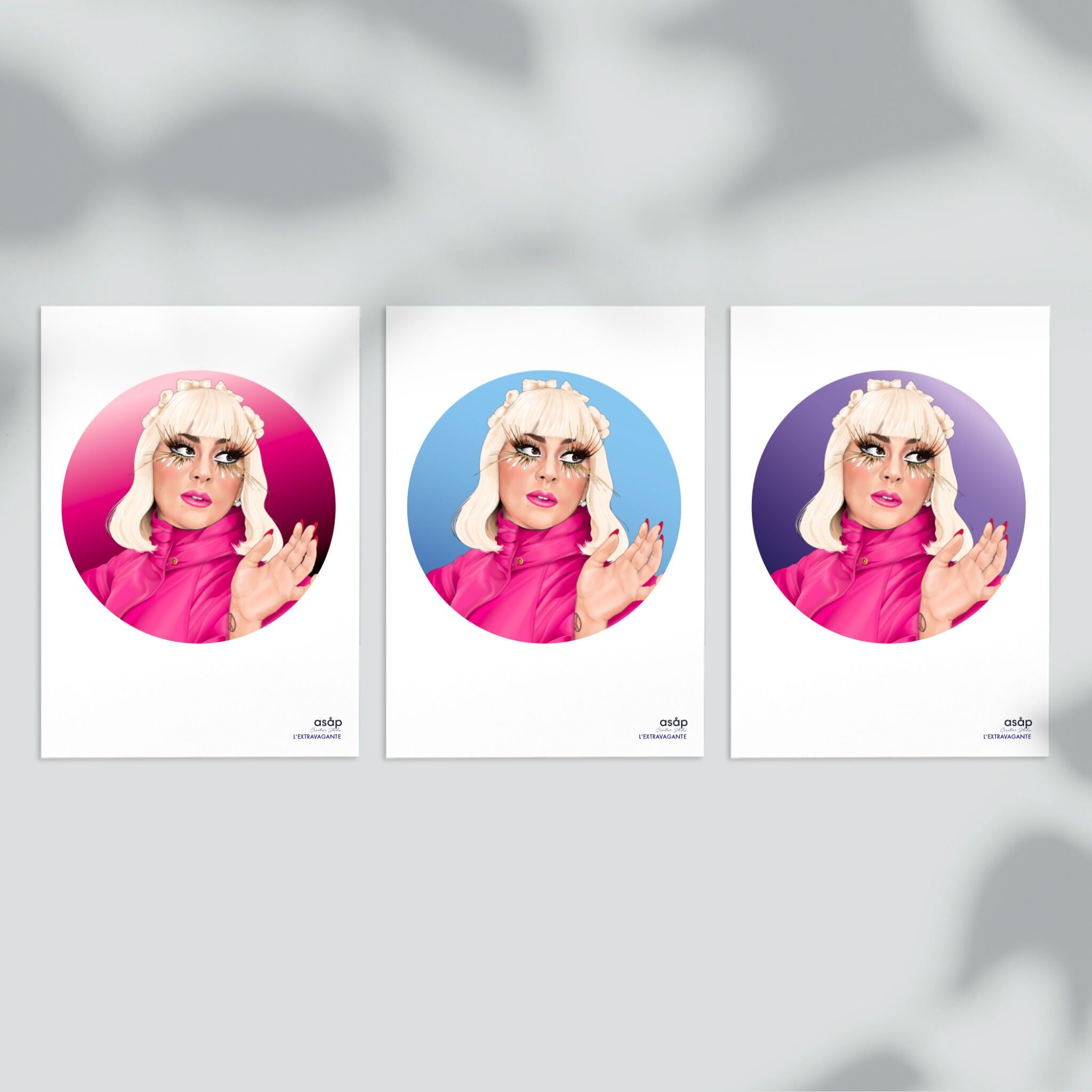 A5-Karte – Die Extravagante