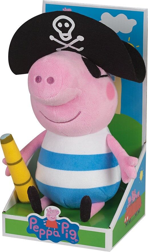 Peluche pirata George, 30 cm, en caja