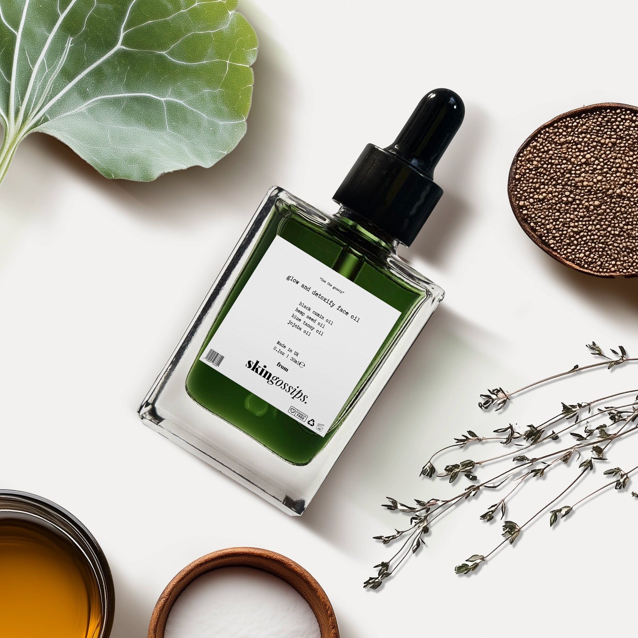 Huile visage éclat et détoxifiante 30 ml