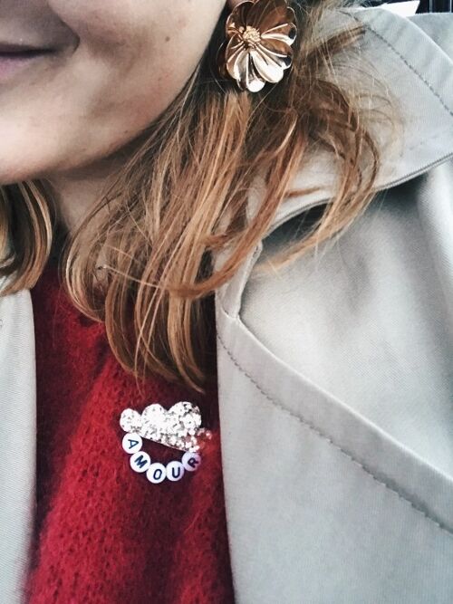 Broche Nuage Amour