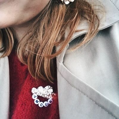 Broche Cloud Love