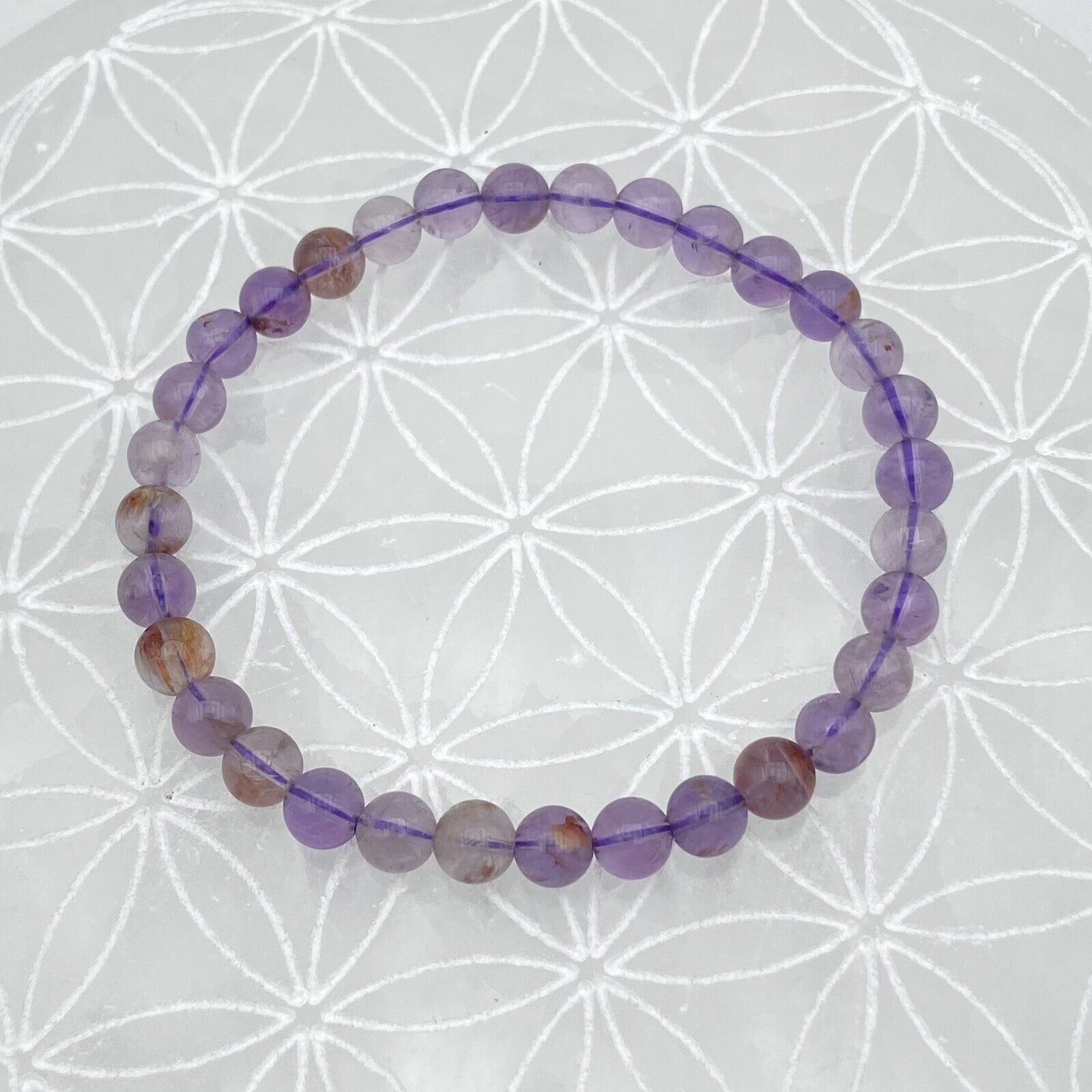 Armband - Phantom Amethyst / Super Seven (6 mm)