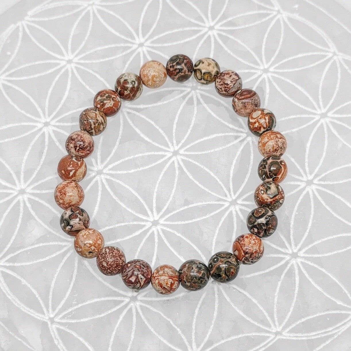 Armband – Leopardenjaspis (8 mm)