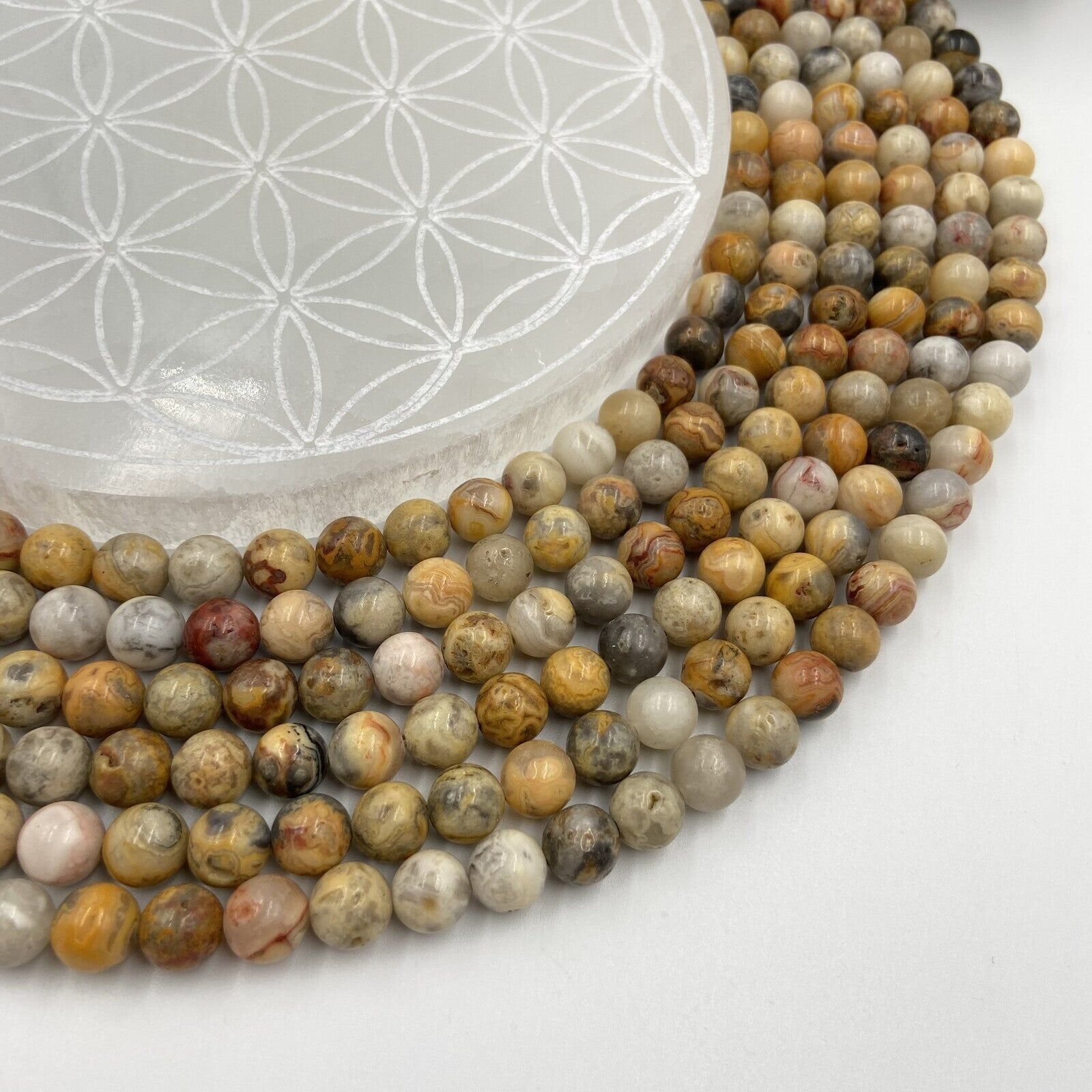 Reihe - Achat Crazy Lace (8 mm)