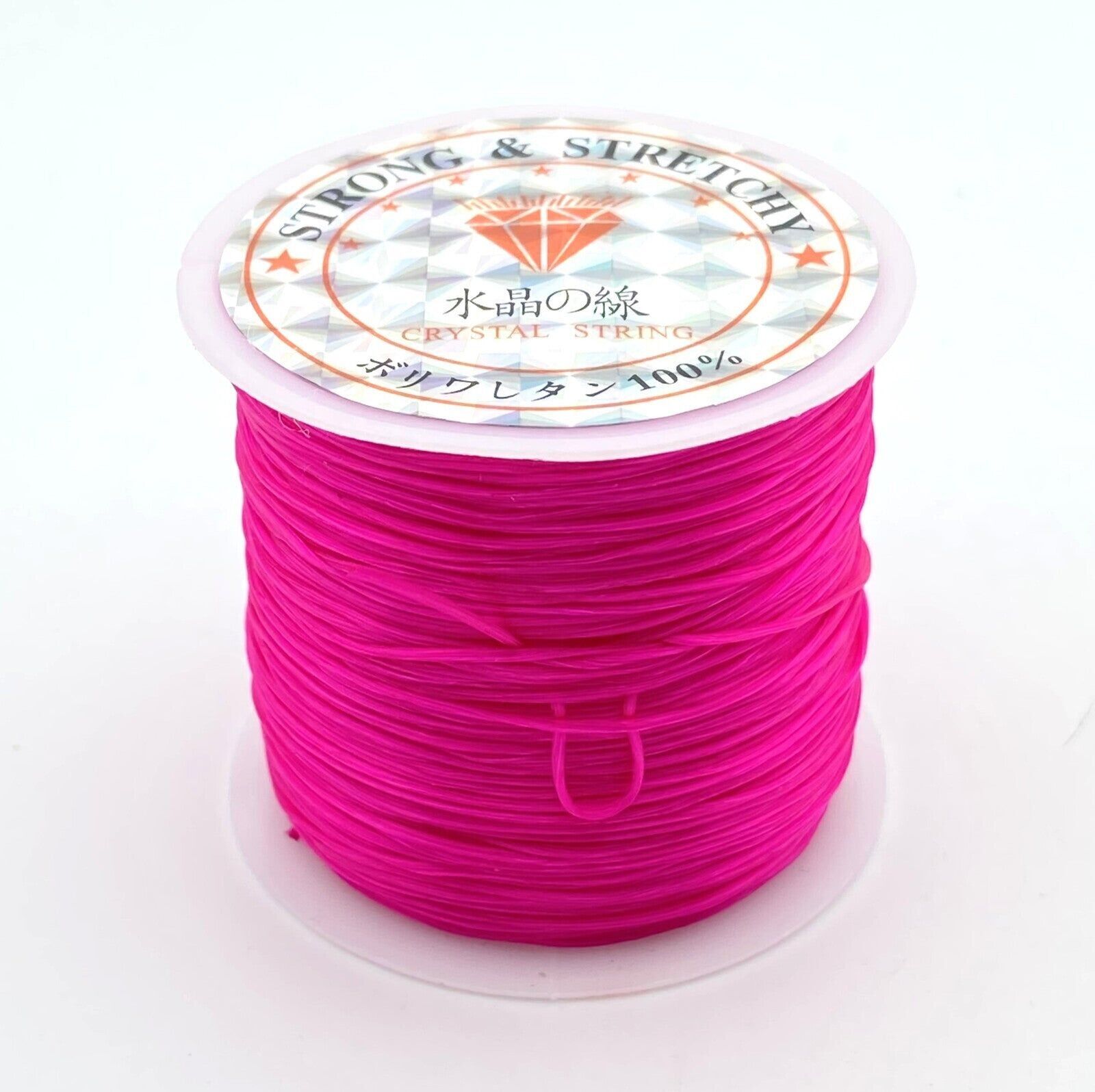 Elastische Garnspule – Fuchsia-Rosa