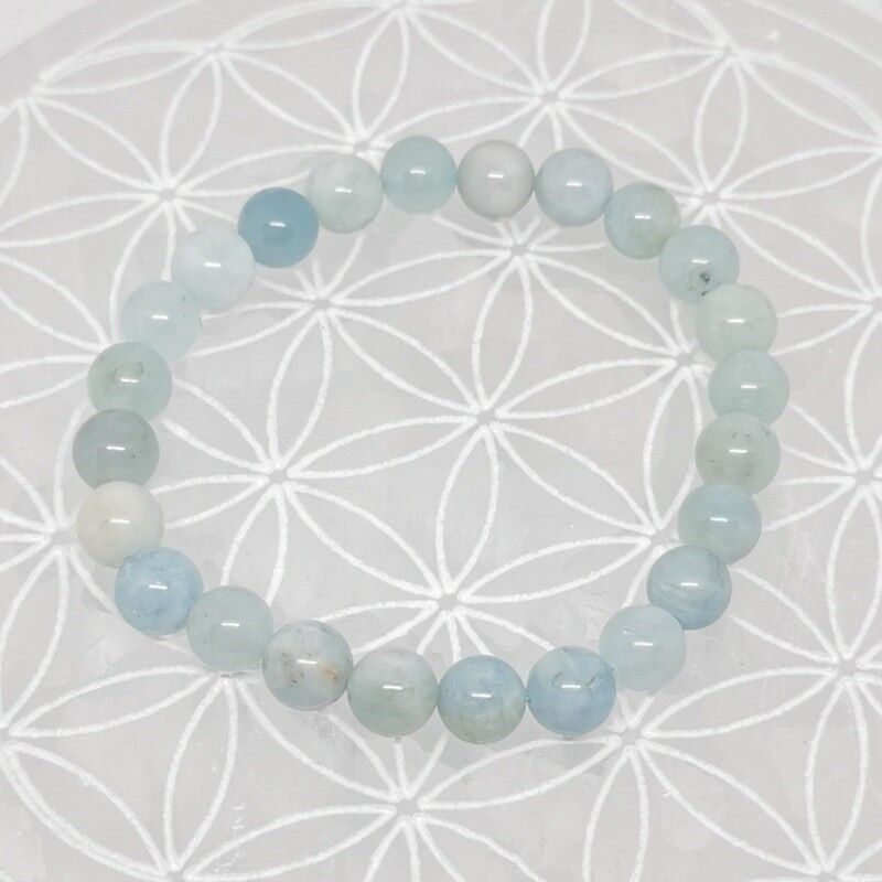 Bracelet - Aigue Marine (8 mm)