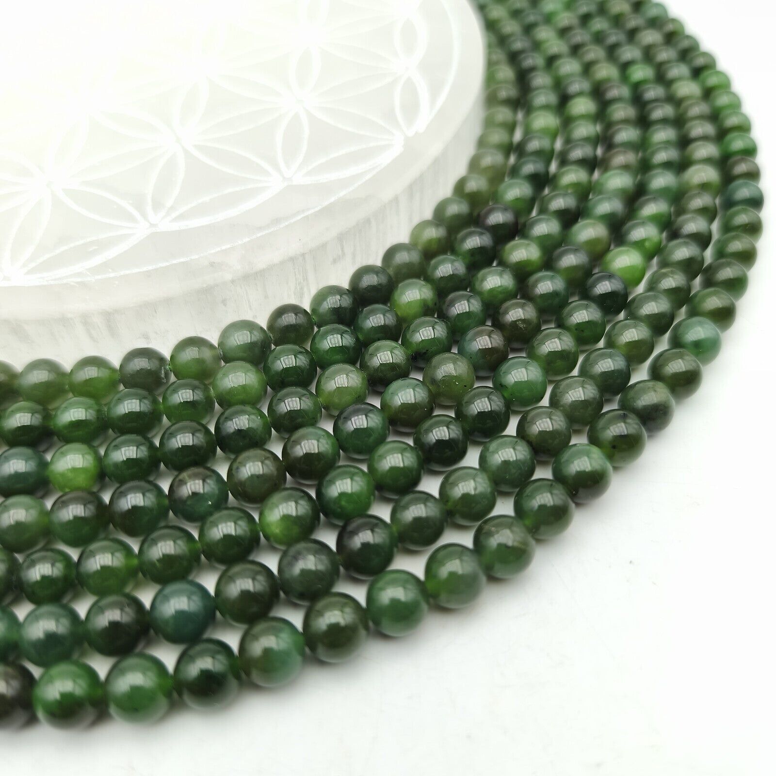 Rang - Nephrit-Jade (8 mm)