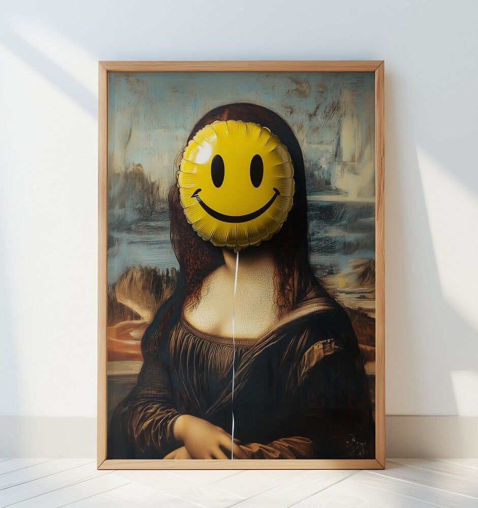 Stampa artistica Mona Smile