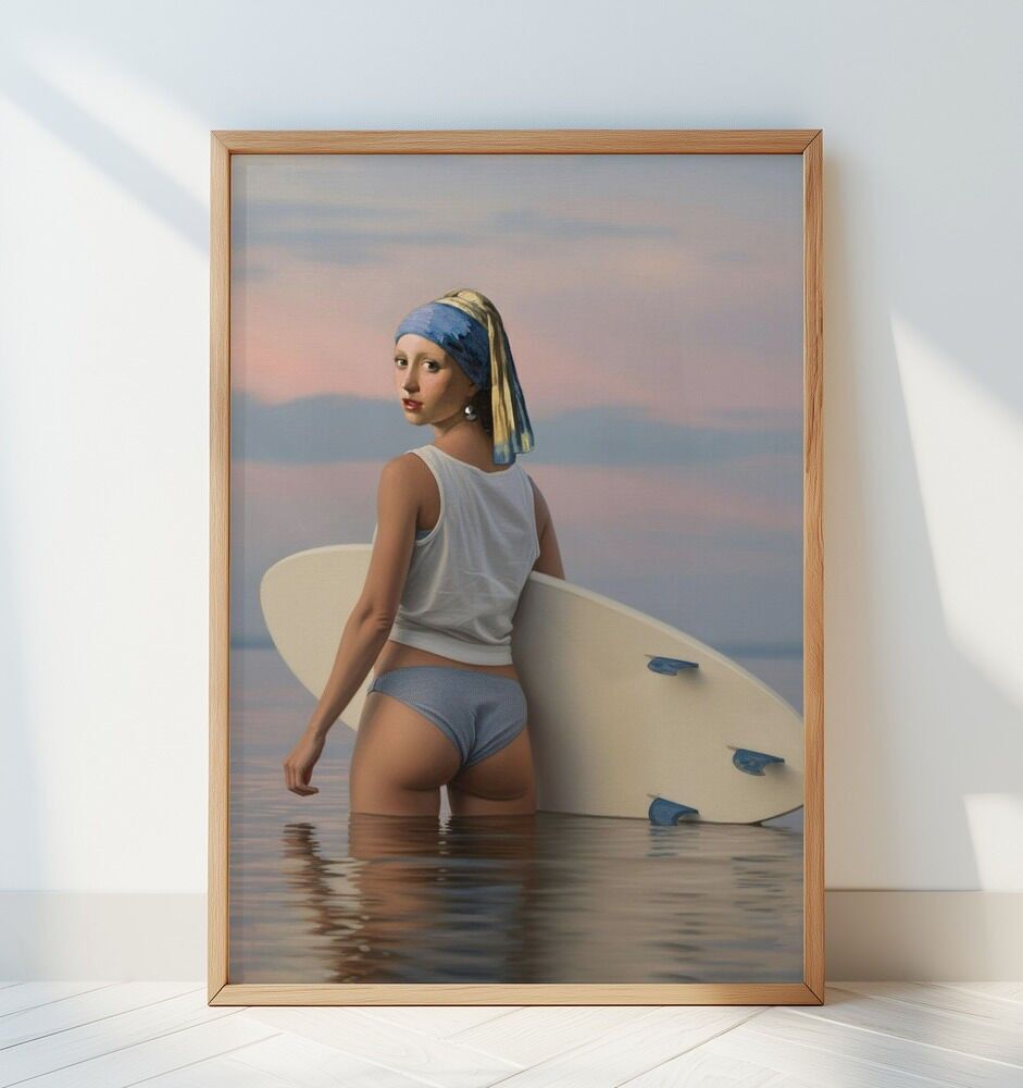 Stampa artistica Surfing Pearl