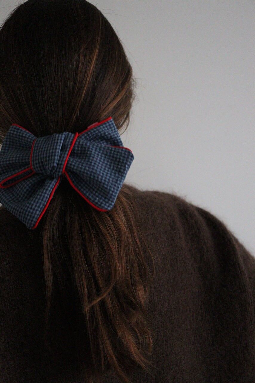 Anja Seersucker blau